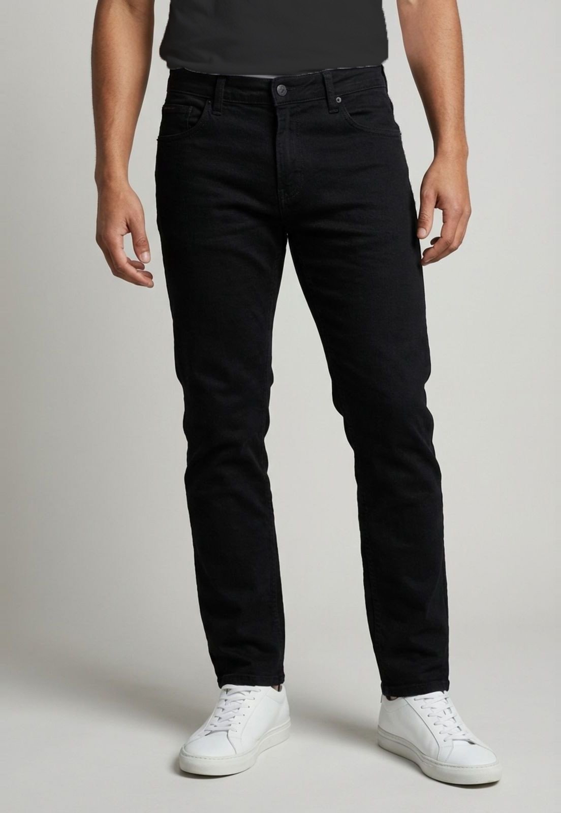 Calça Jeans Masculina Calvin Klein Jeans Slim 5 Pockets Preta