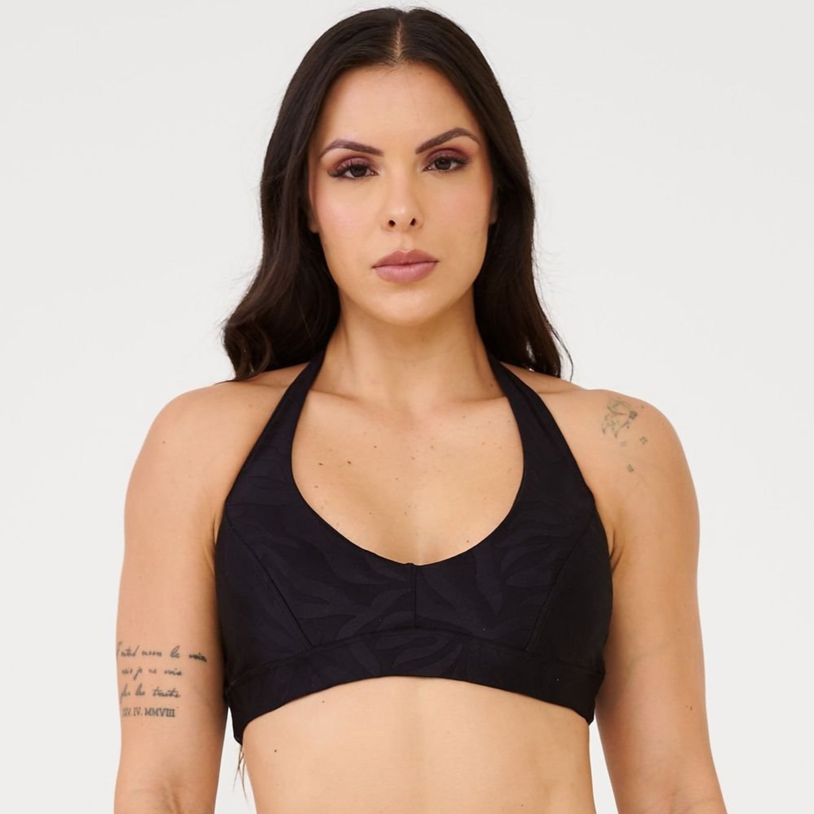 Vista 2 Top Frente Única Texturizado Donna Carioca preto Donna Carioca preto