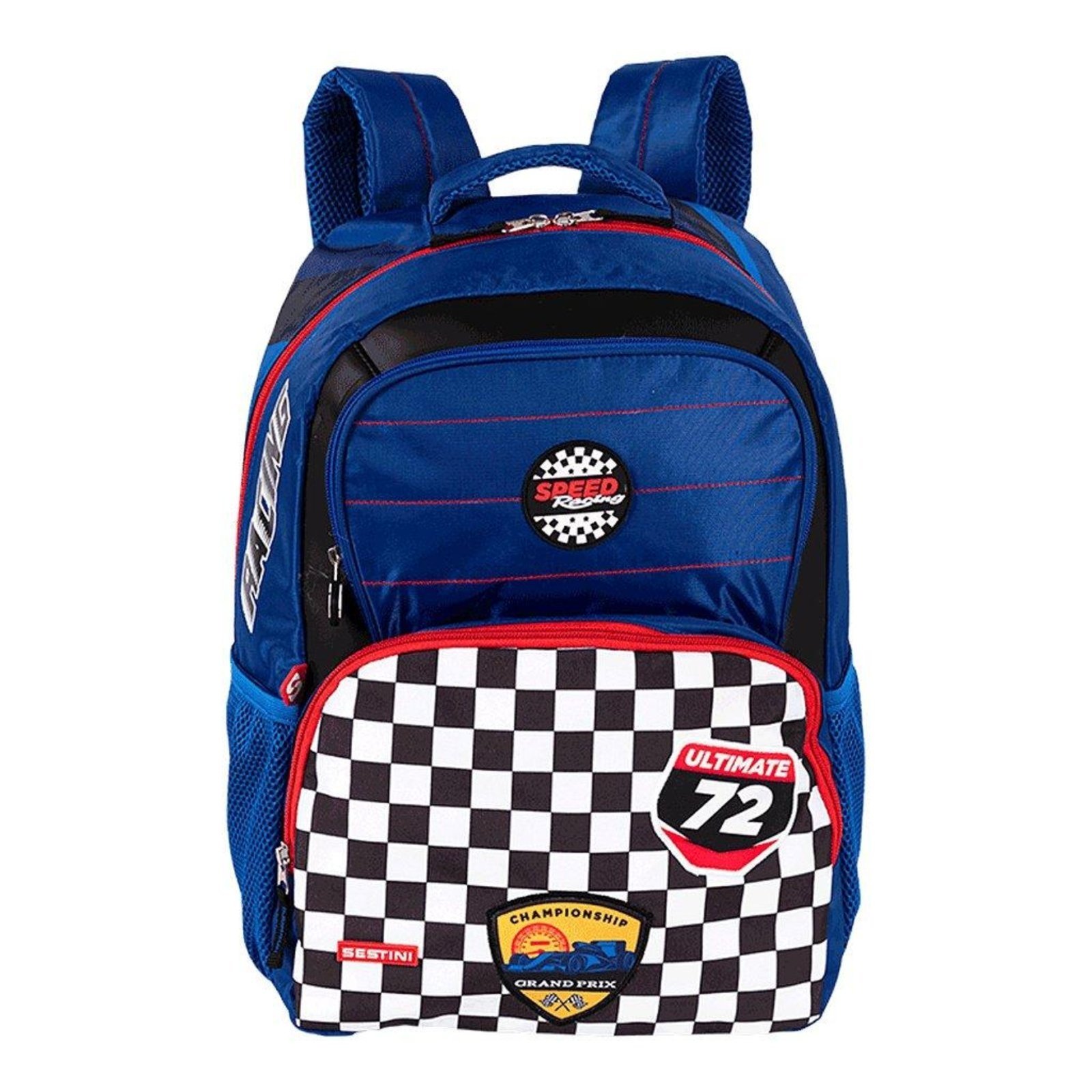 Infantil - Mochila Sestini Racing Colorido 19 Litros Azul