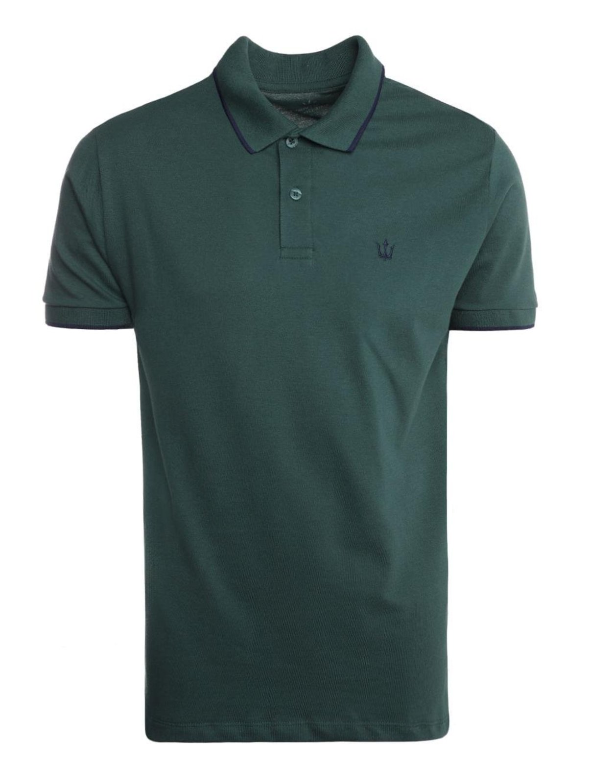 Polo Piquet Manga Curta Masculina VERDE