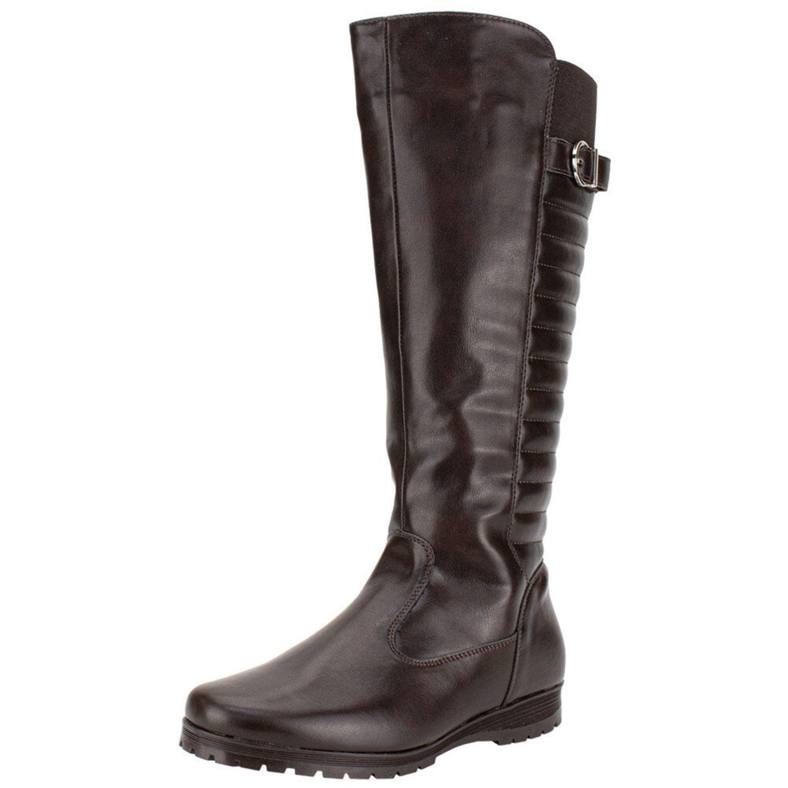 Bota Feminina Cano Alto Mooncity 71125 0741125 Café