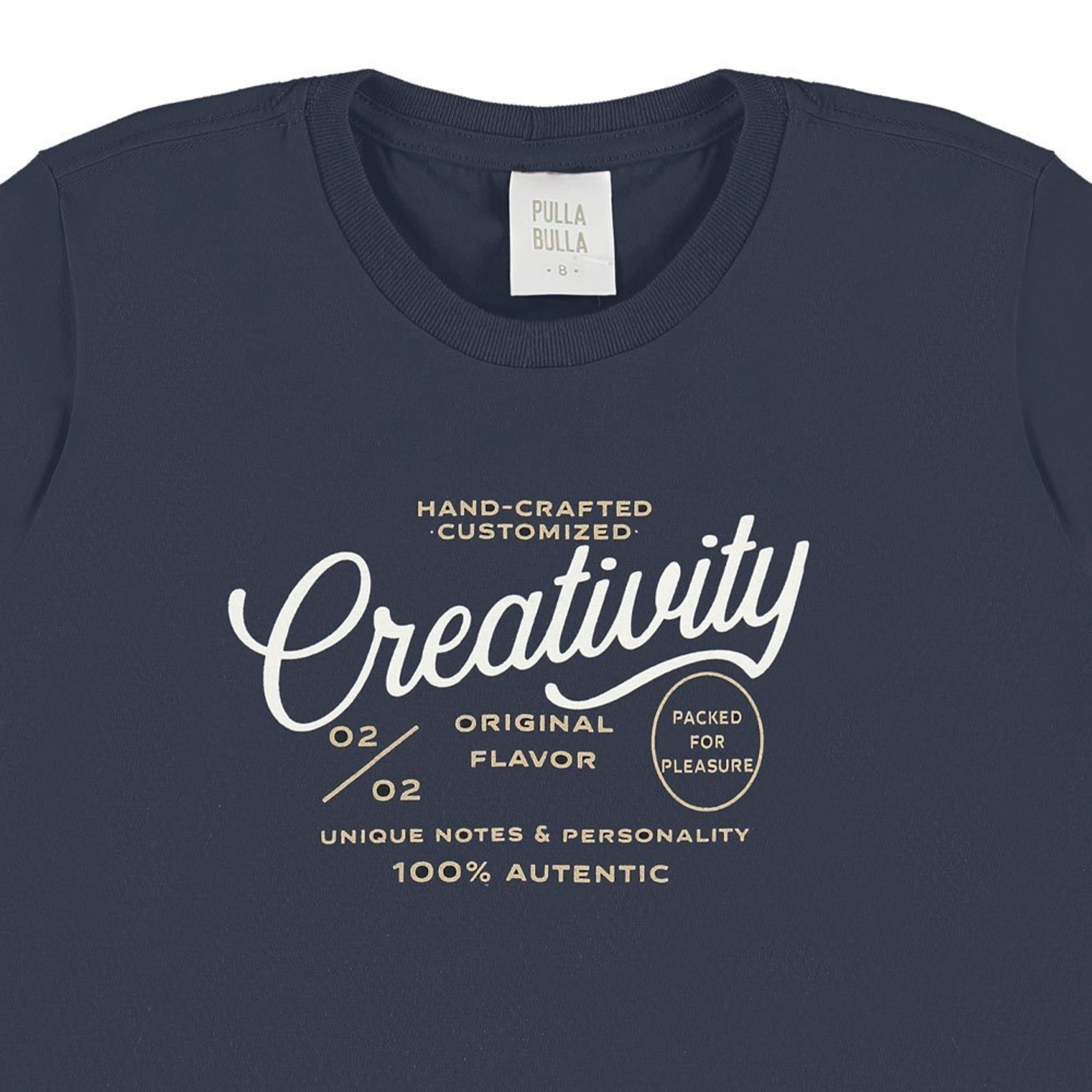 Infantil - Camiseta Marinho Pulla Bulla Menino - 55360-58