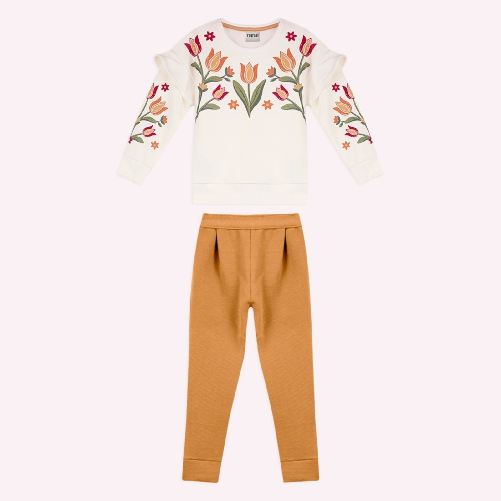 Infantil - Conjunto Menina Flores Nanai