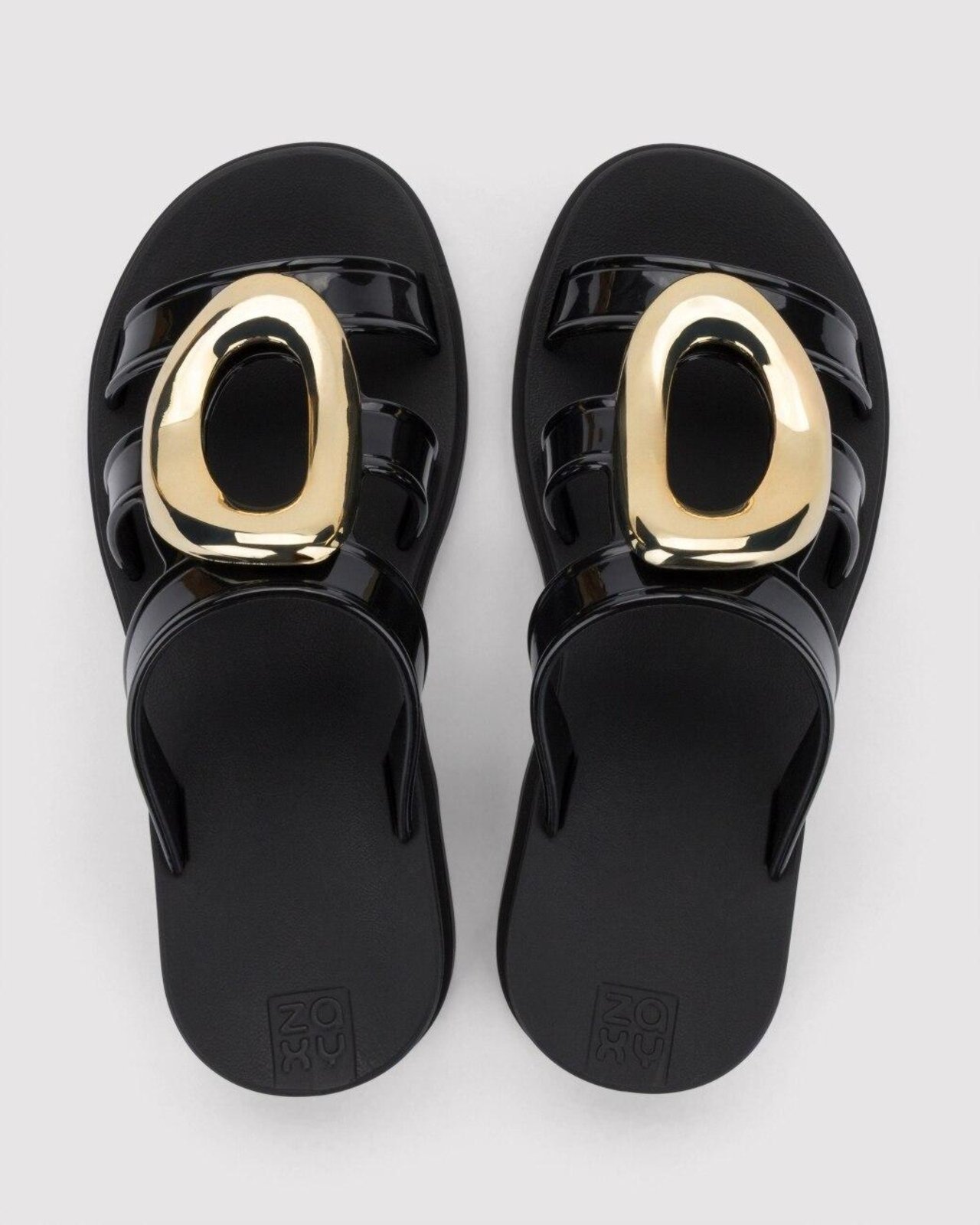 Chinelo Slide Feminino Zaxy Voice Preto