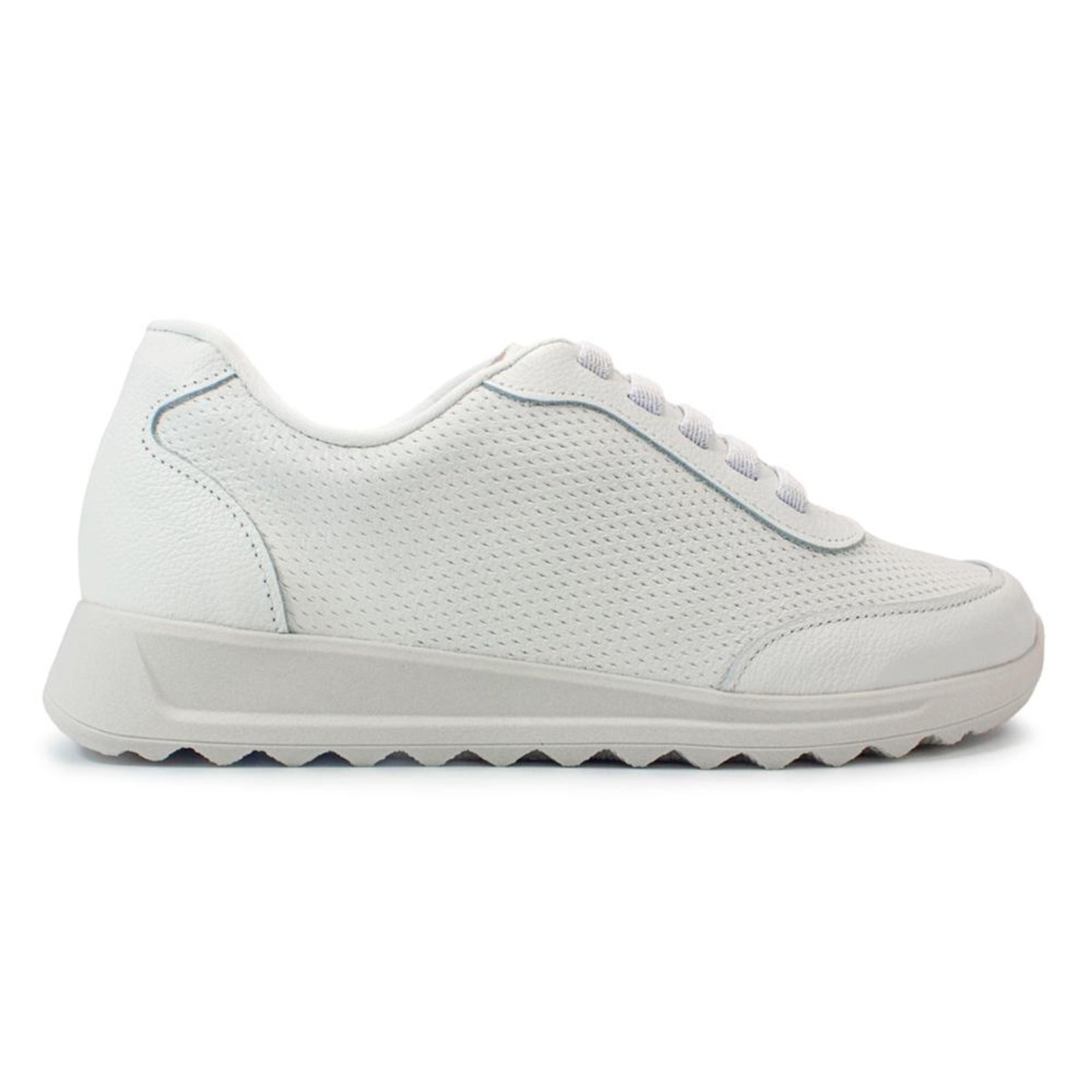 Tênis Usaflex Feminino Couro Casual UC0702 Branco