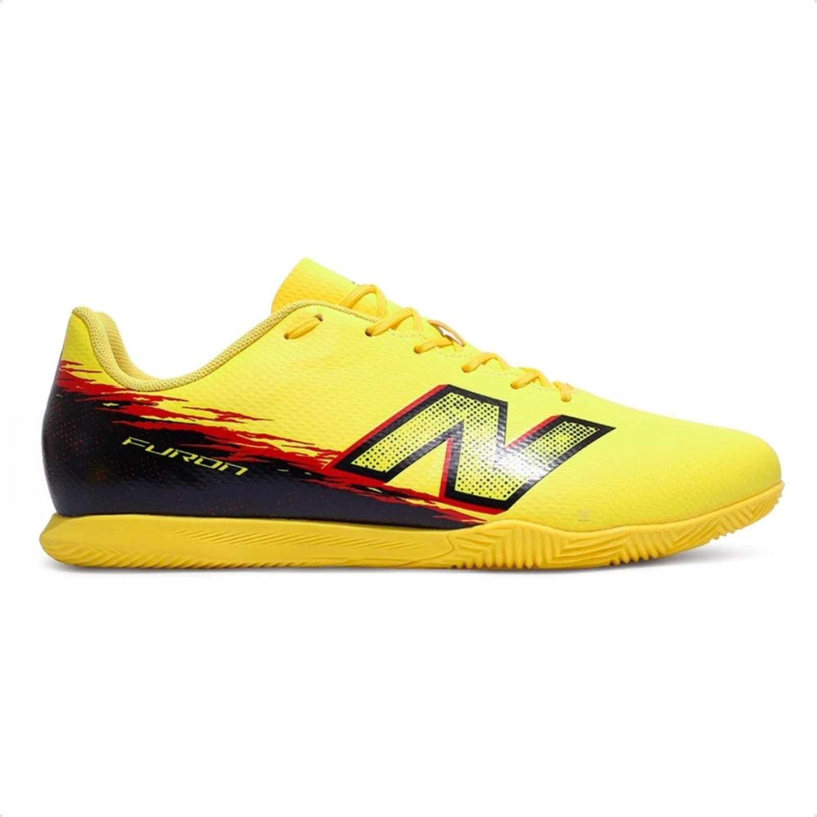Chuteira Futsal New Balance Furon Club Id Unissex Amarelo