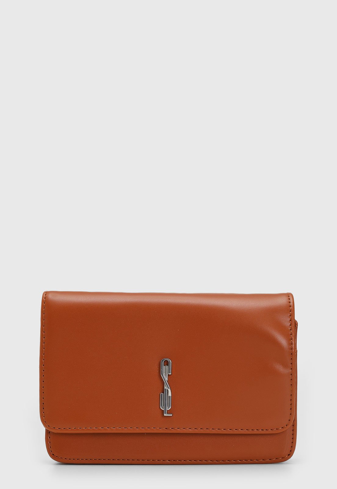 Bolsa Transversal Santa Lolla Alça Ajustável Caramelo