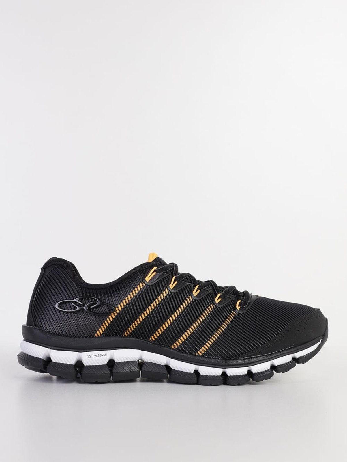 Tênis Esportivo Olympikus Dynamic Masculino PRETO/LARANJA