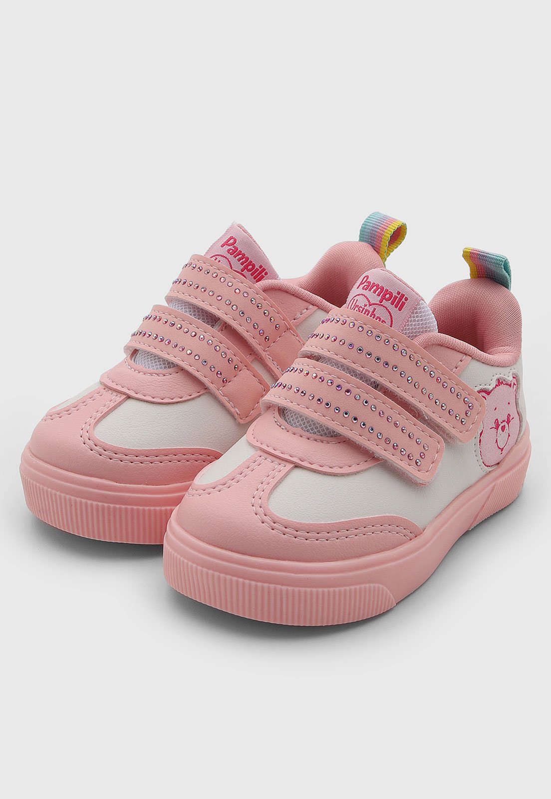 Infantil - Tênis Pampili Yumi Ursinhos Carinhosos Rosa