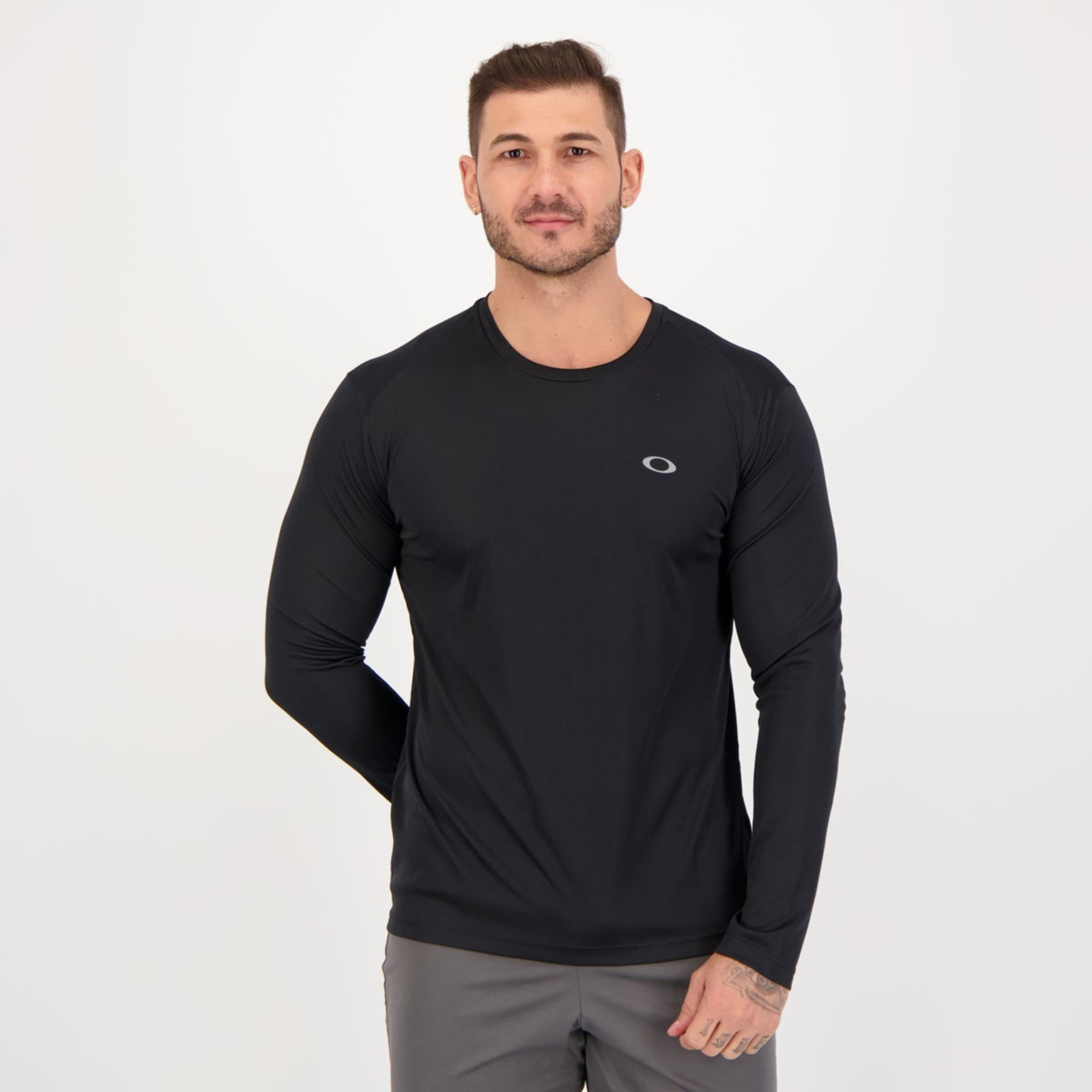 Camiseta Oakley Daily Sport LS III Preta