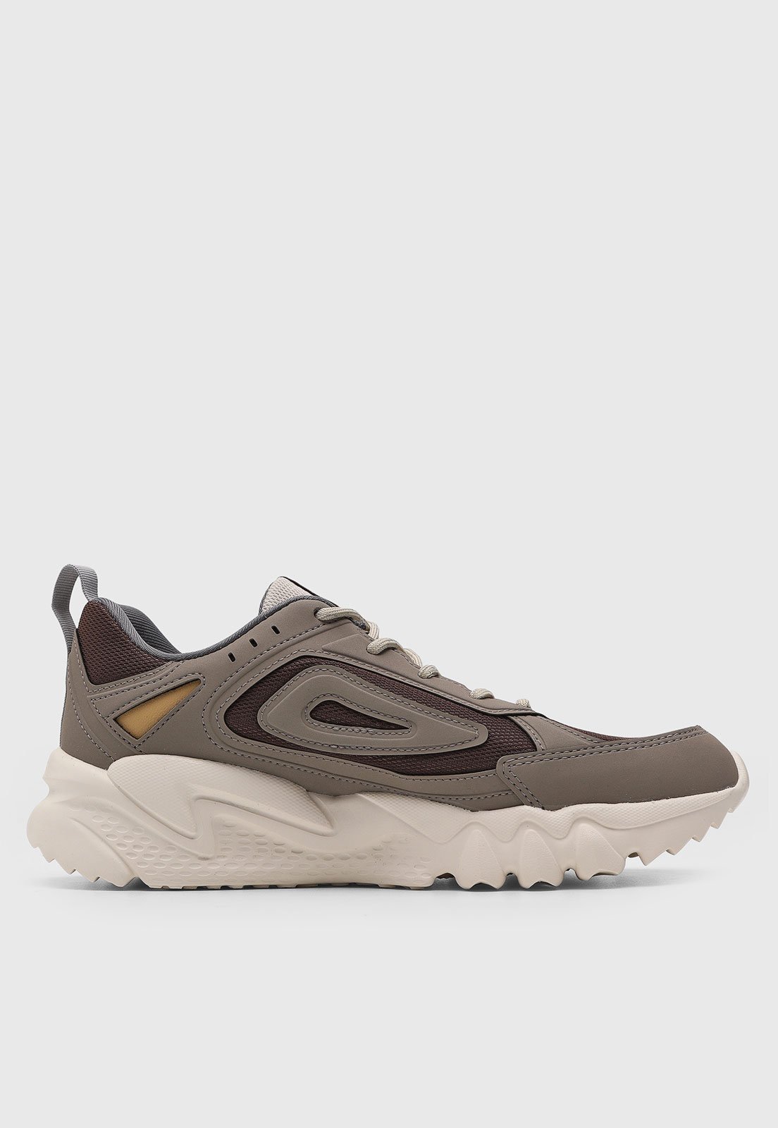 Vista 3 Tênis Masculino Fila Venture Tracer Lite bege Fila bege