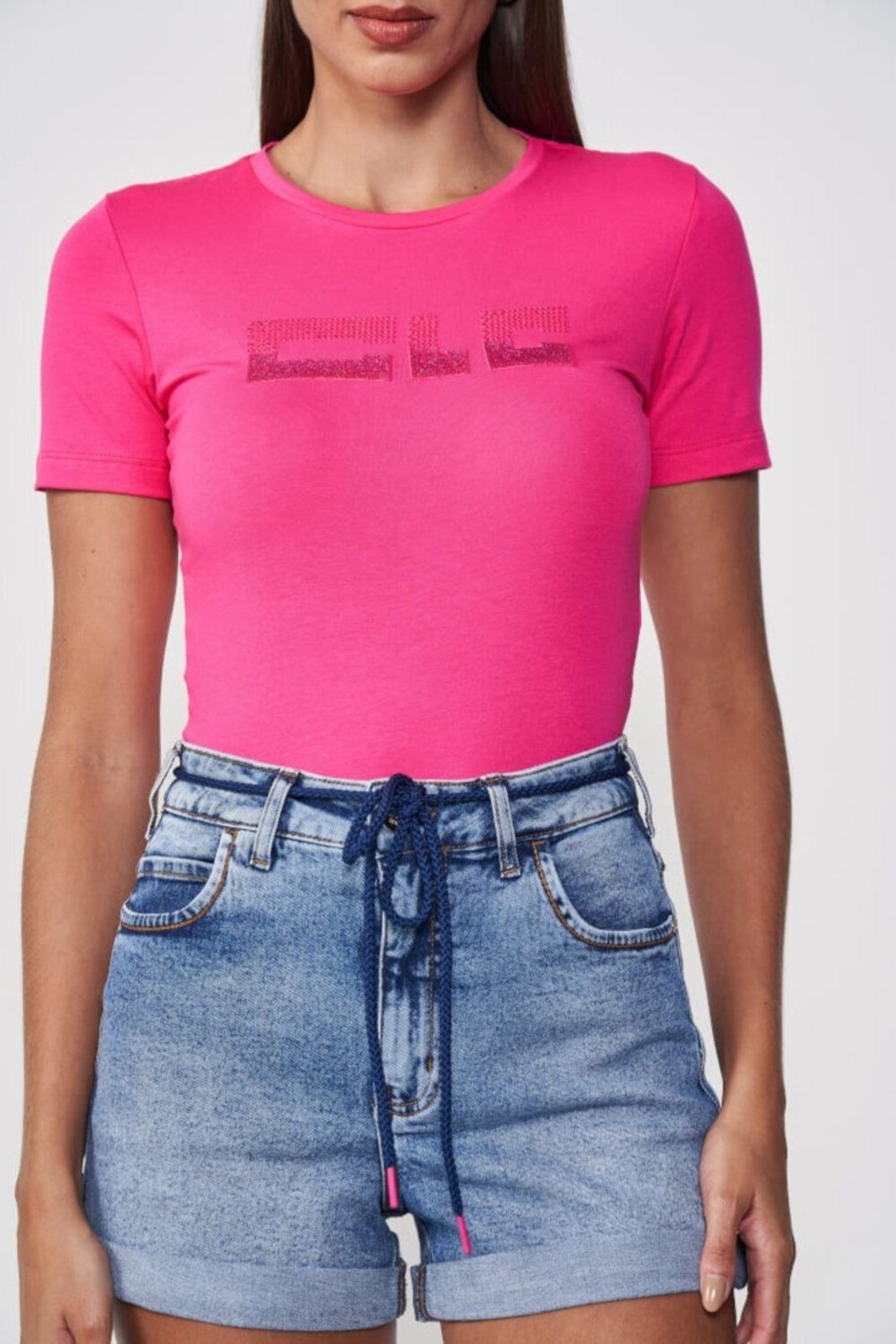 Camiseta Colcci CLC Rosa