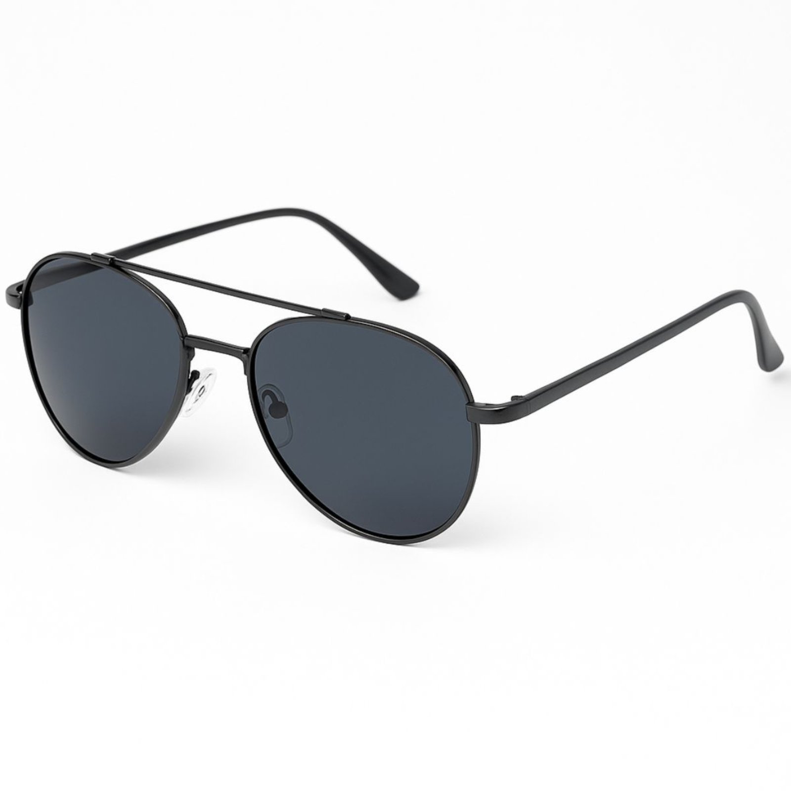Óculos de Sol Aviador Masculino Premium Armação Metálica Preto