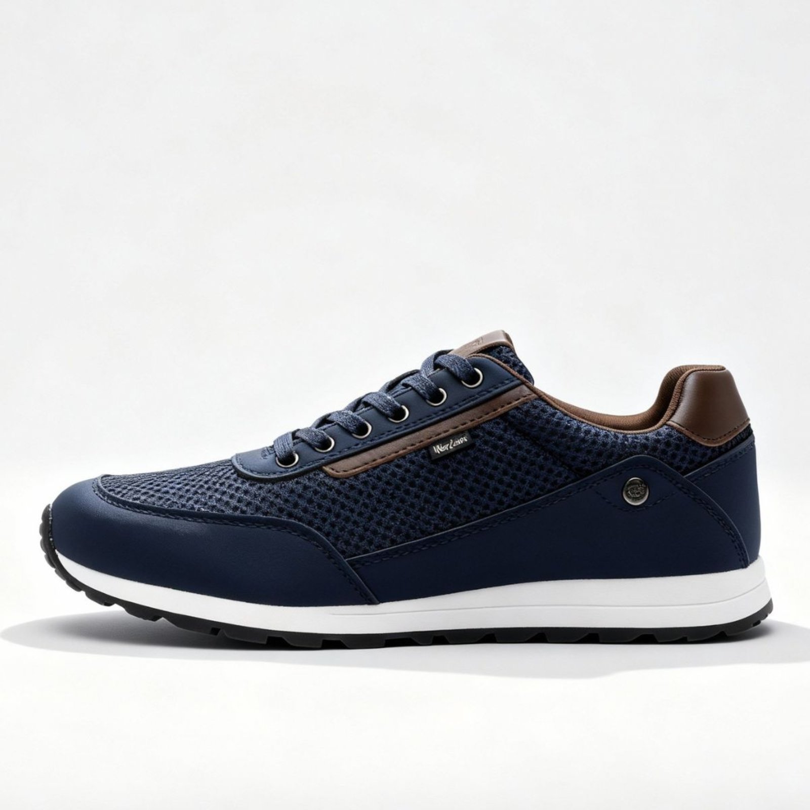 Tênis Masculino Sapatênis Sneaker Casual Sapatofran Jogging Versátil Marinho