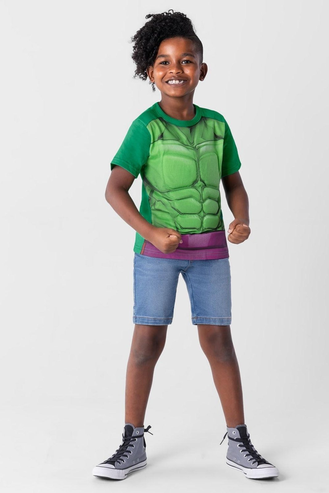 Infantil - Camiseta Marvel Avengers menino Brandili Verde