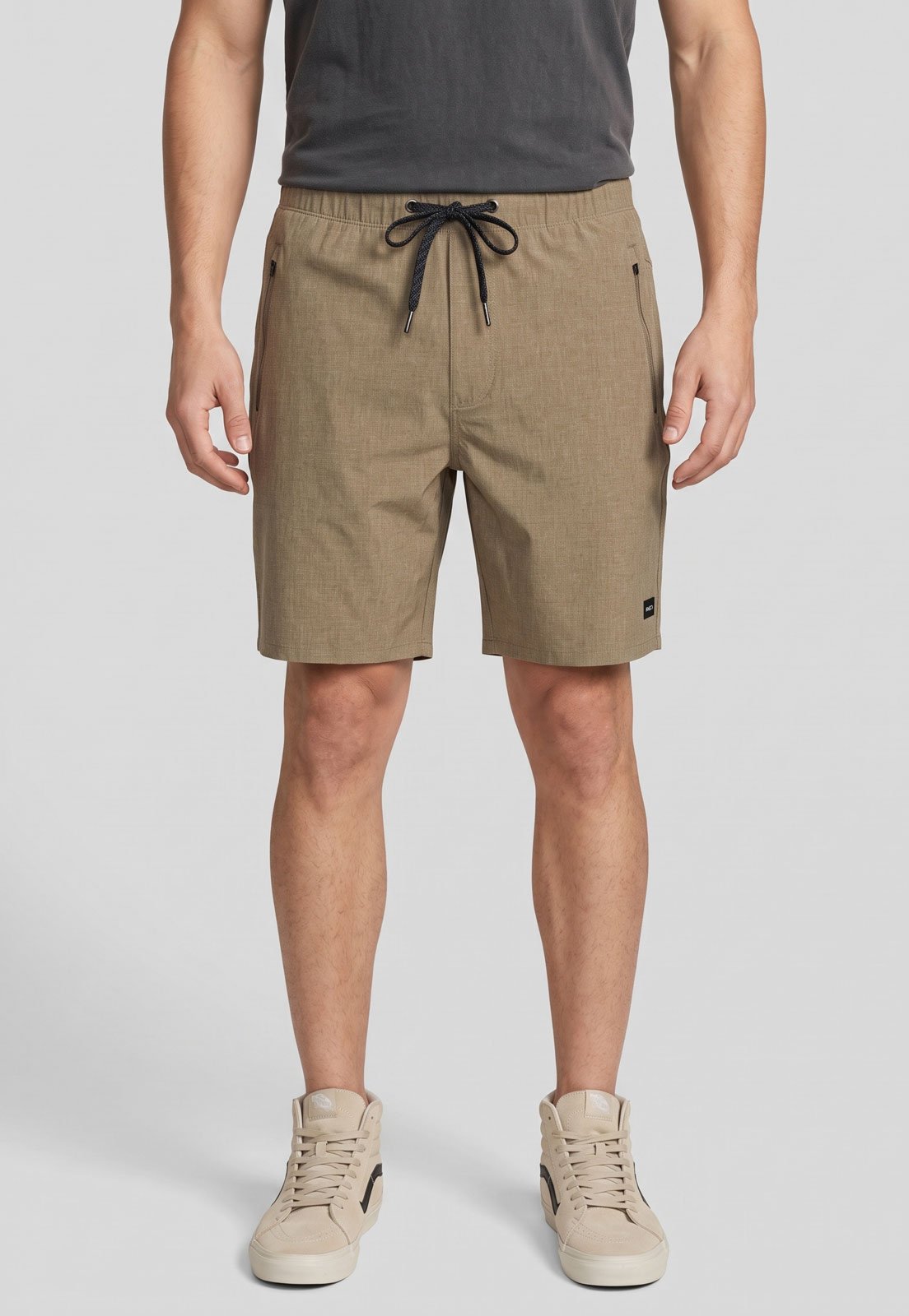 Bermuda Masculina RVCA Brodie Hybrid Bege