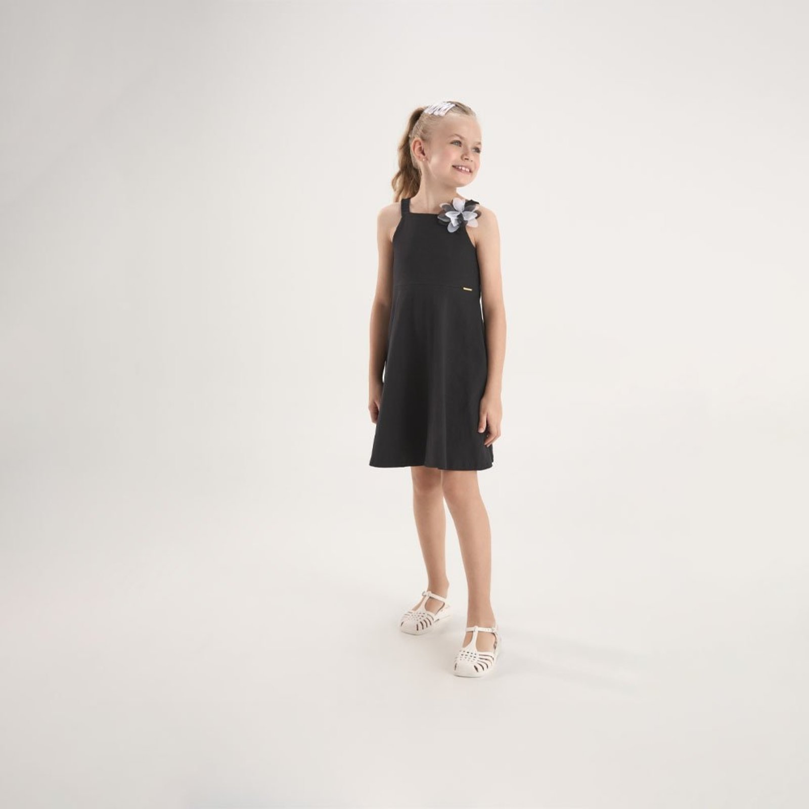 Infantil - Vestido Preto Pulla Bulla Menina - 53812-51