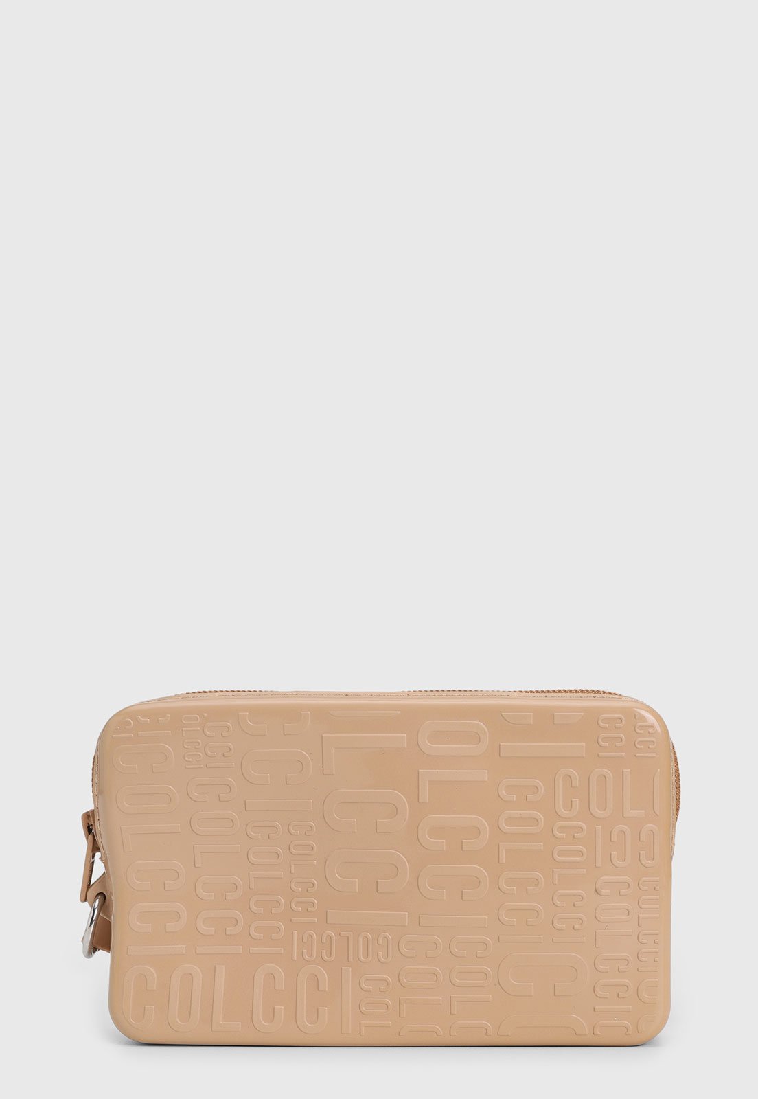 Vista 2 Bolsa Feminina Colcci Pequena Logo Alto Relevo bege Colcci bege