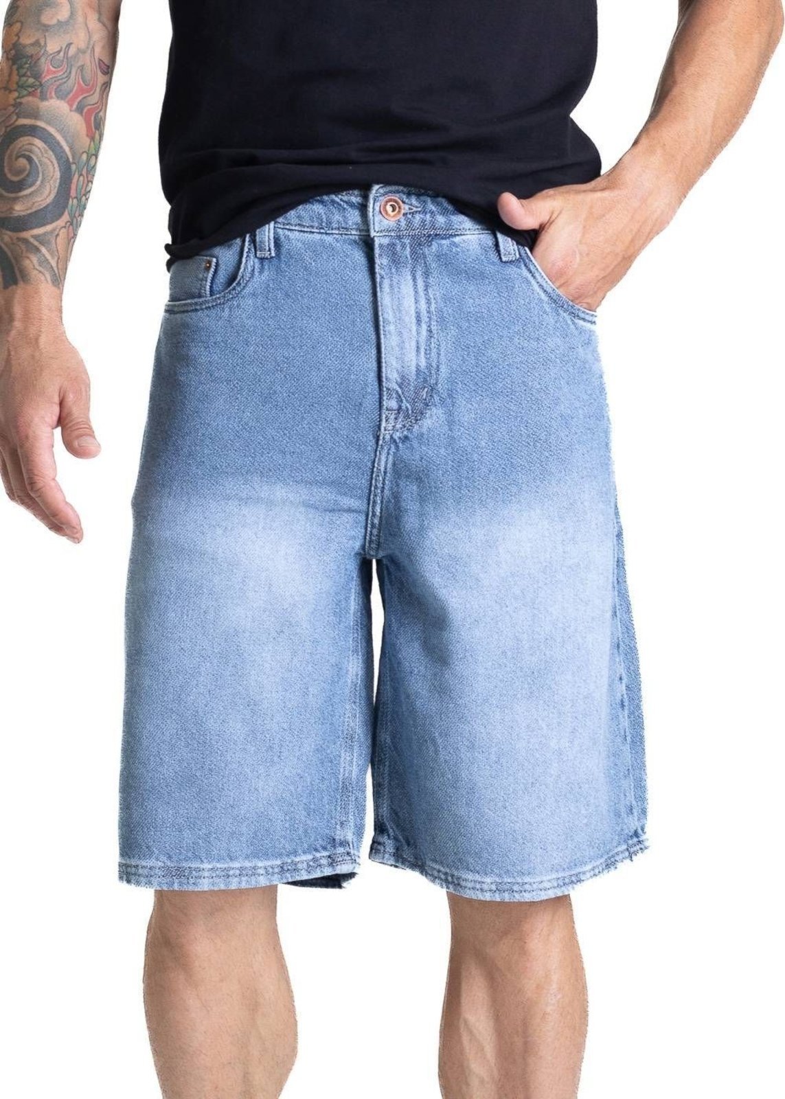 Bermuda Jeans Sawary - 282127 - Azul - Sawary