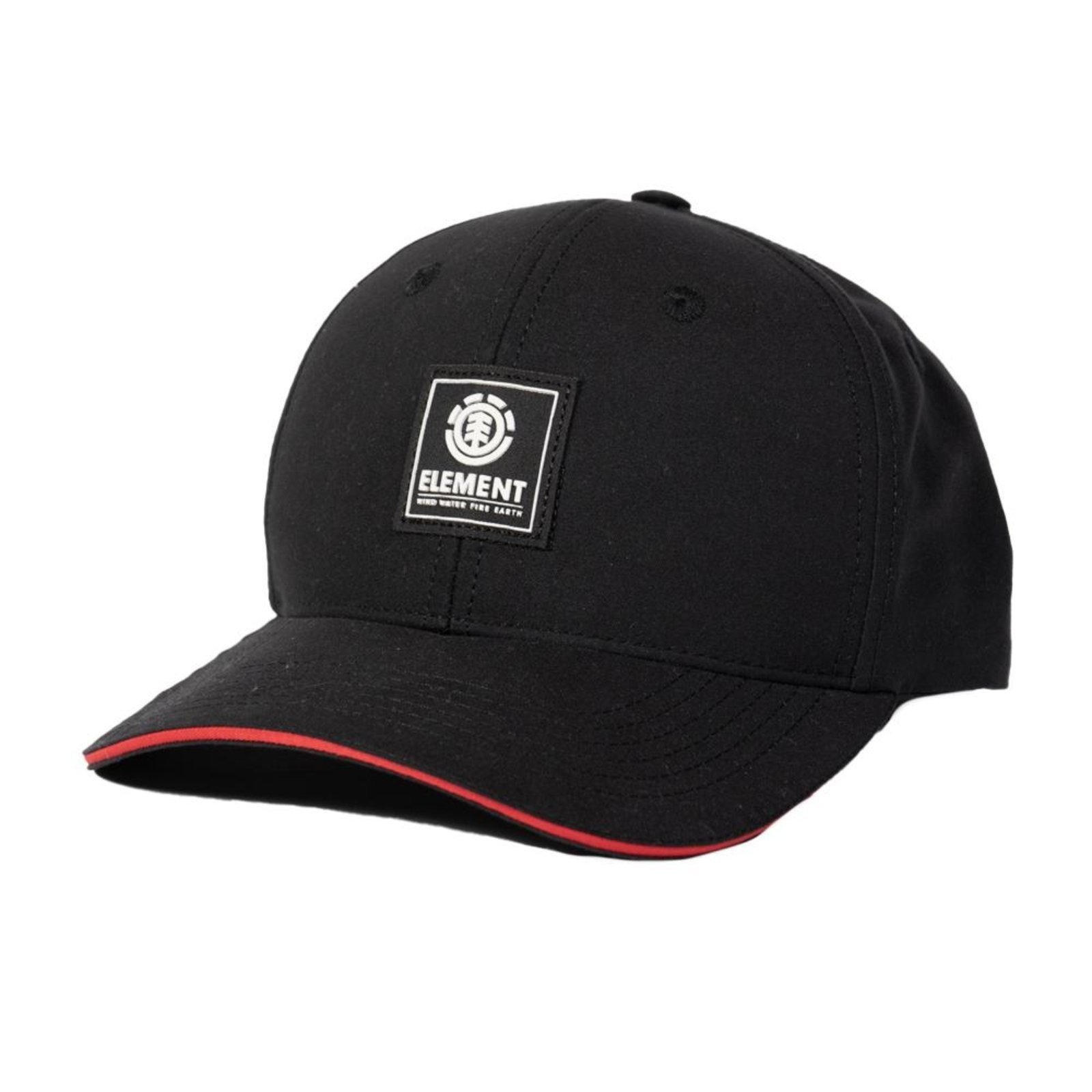 Boné Element Aba Curva Pacth Logo SM25 Preto