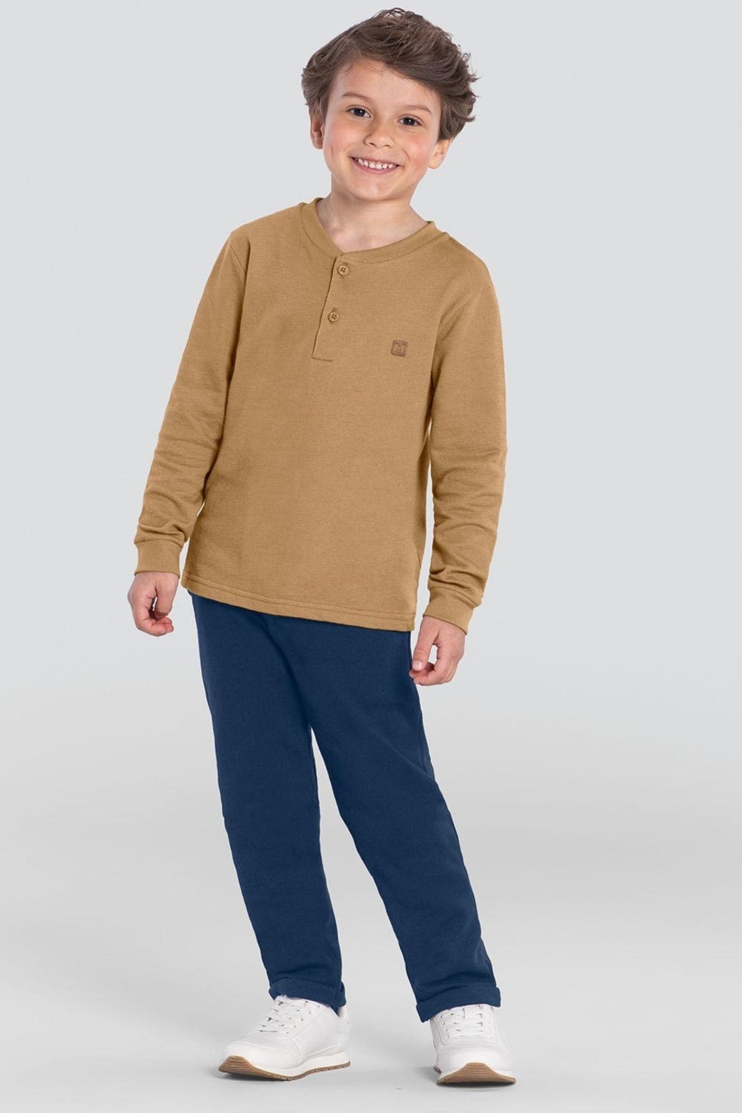 Infantil - Camiseta menino em malha Mundi