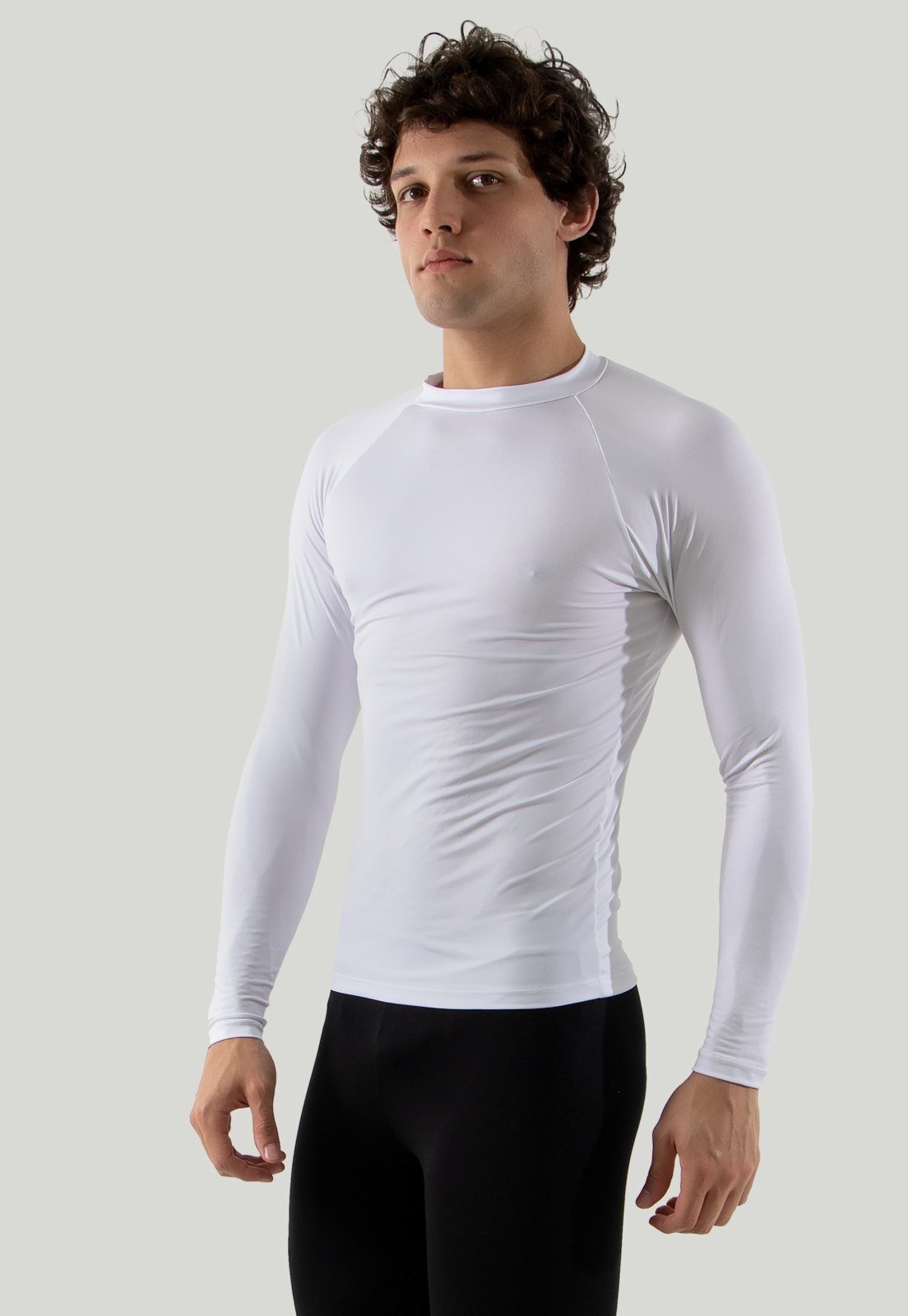 Camisa Térmica Segunda Pele Diluxo Blusa Masculina Branca