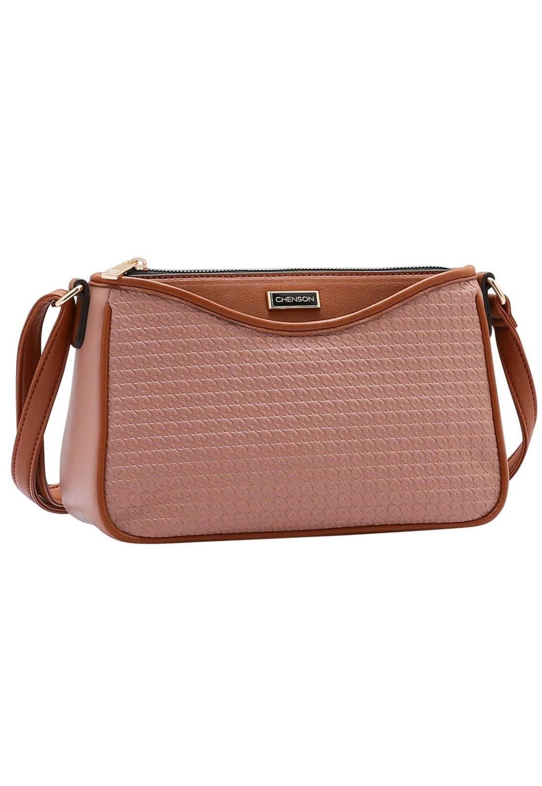 Bolsa Feminina Chenson Textura Delicada Rosa