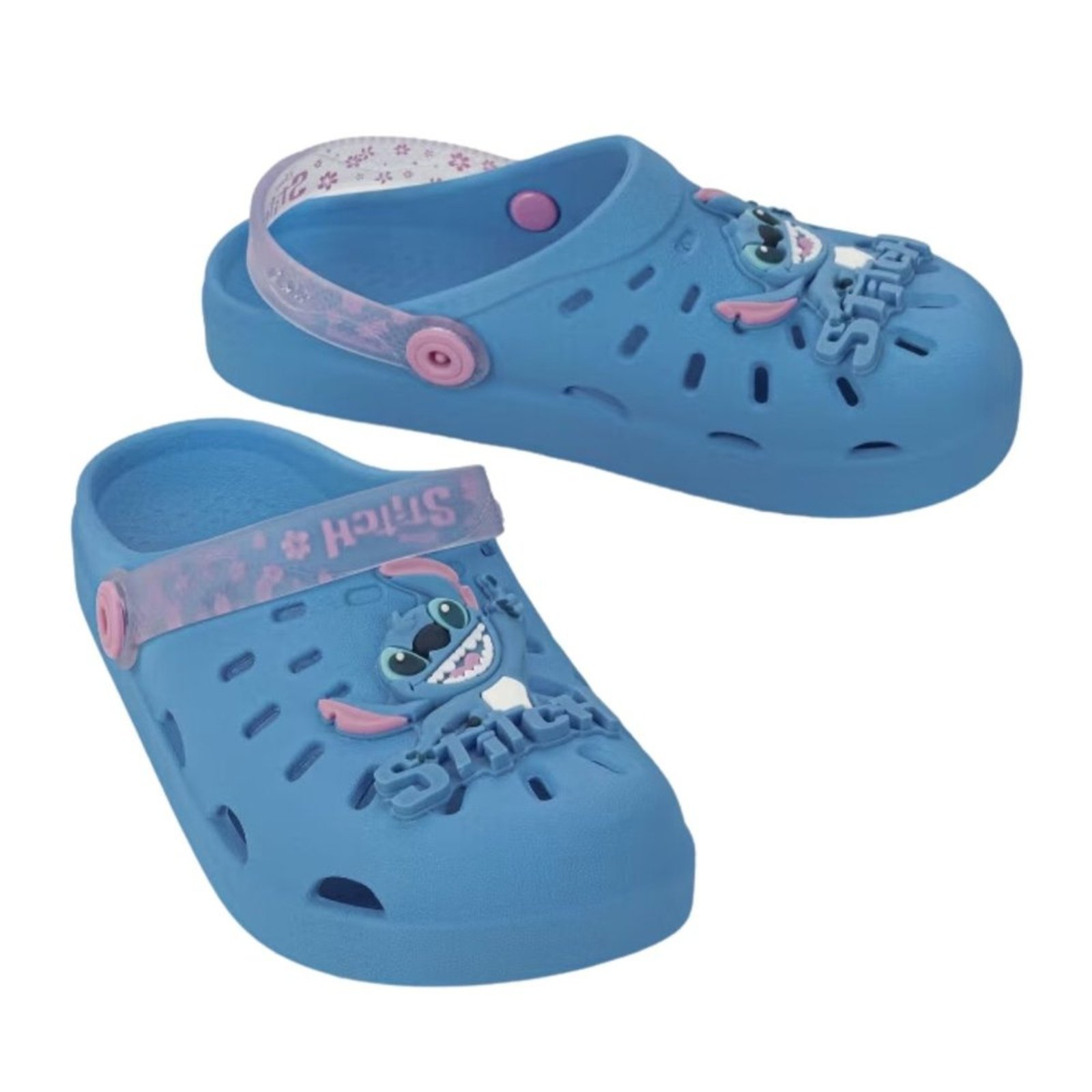 Infantil - Babuche Grendene Disney Urban Stitch 23197 Grendene Azul