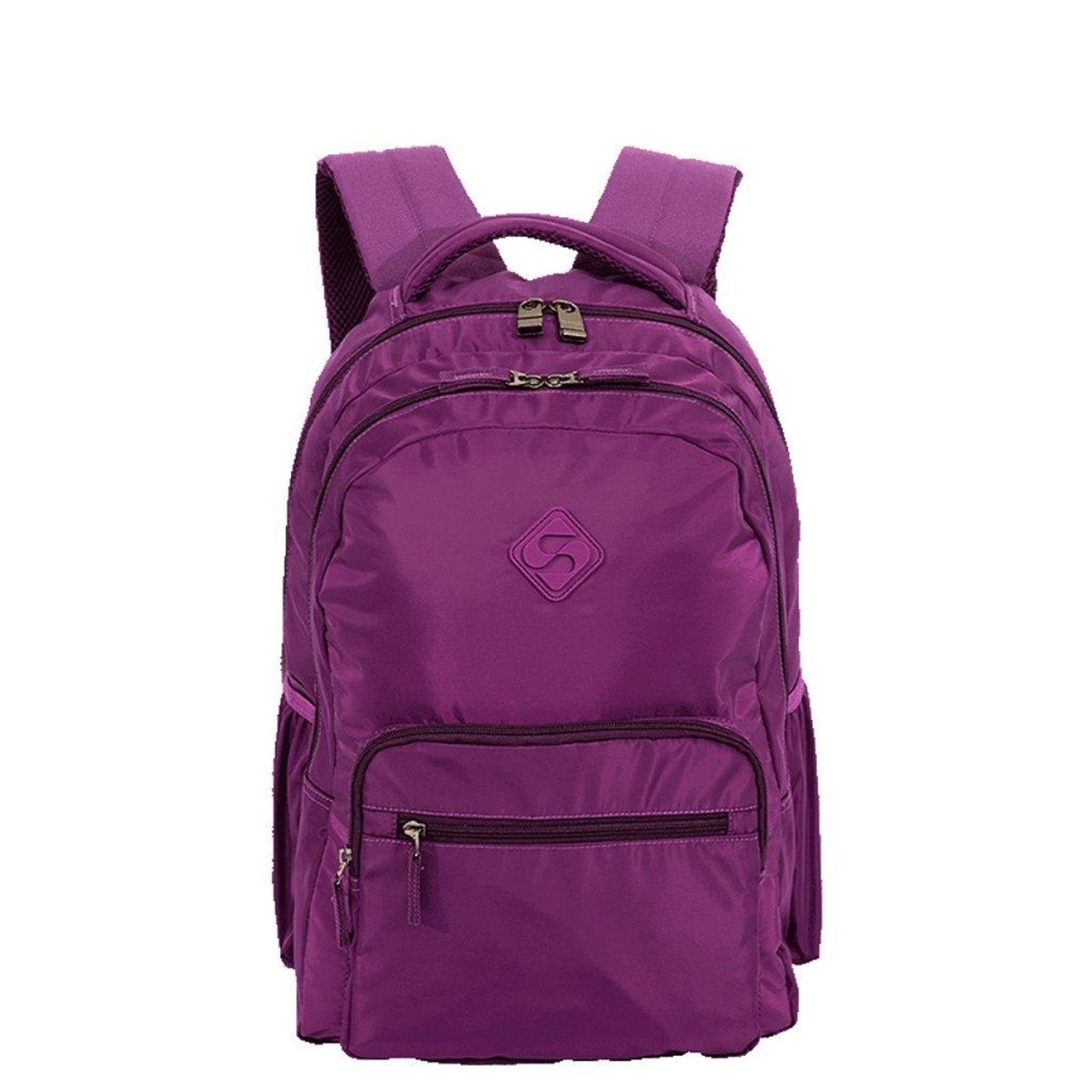 Infantil - Mochila 2 Sestini Compartimentos College 4 Roxo Cintilante