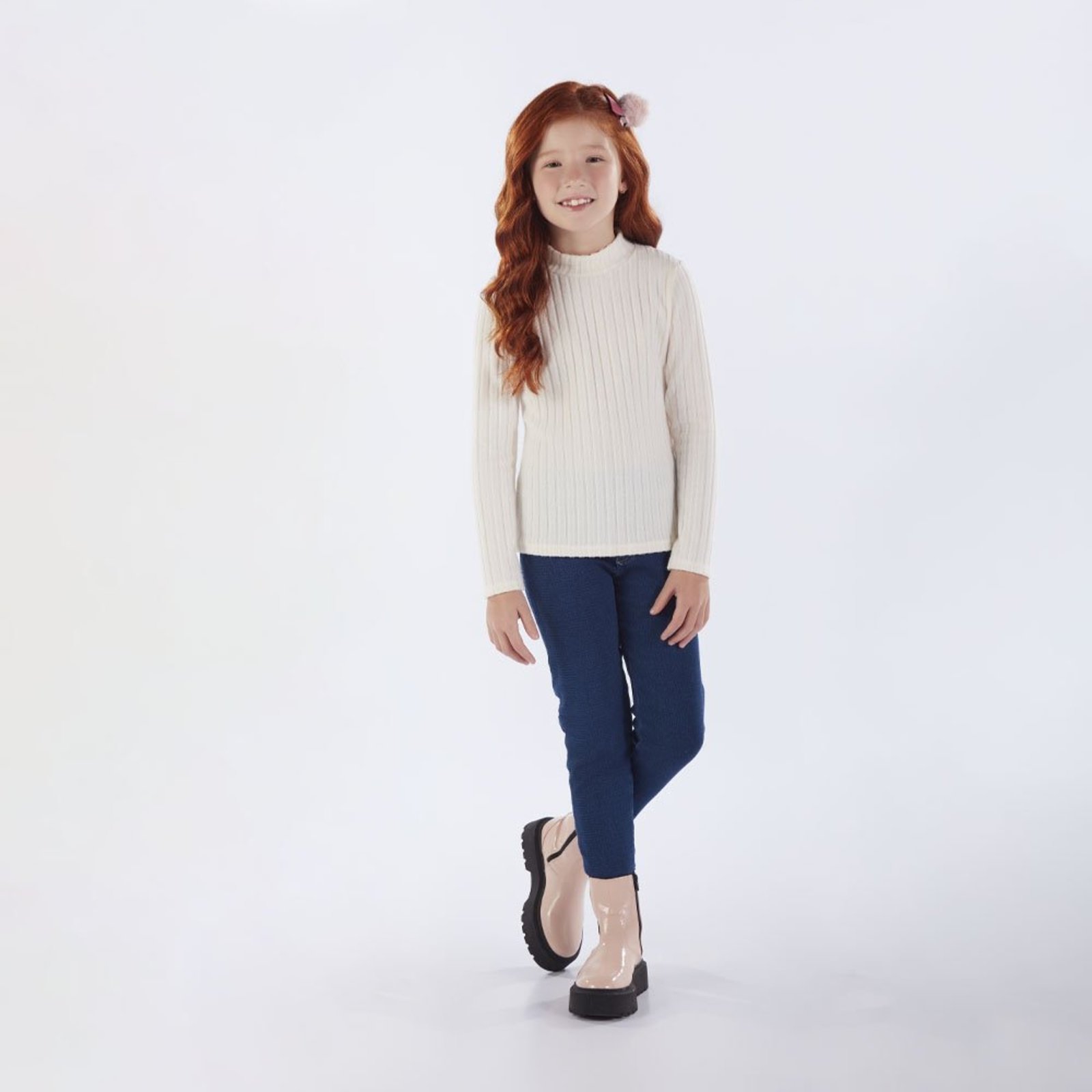 Infantil - Blusa Menina - Bege - 52812-1271