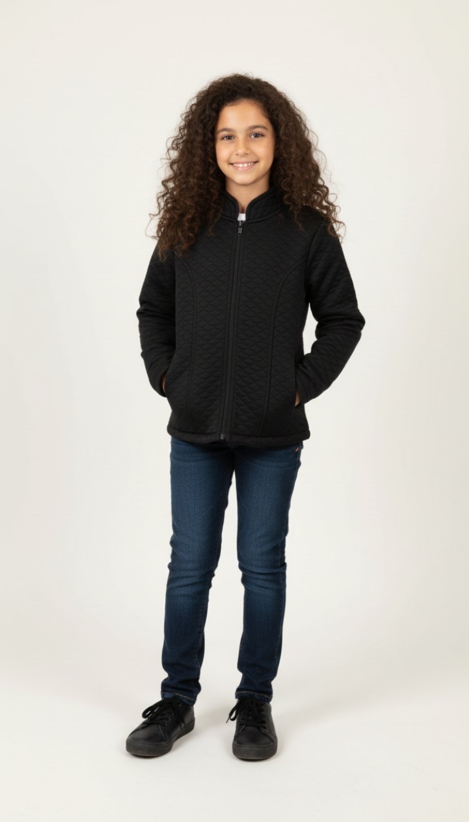 Infantil - Jaqueta D Bell Outlet Fashion Bomber Preta
