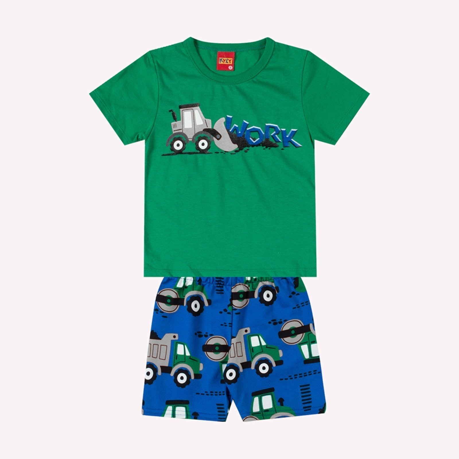 Infantil – Conjunto Menino Retroescavadeira Kyly