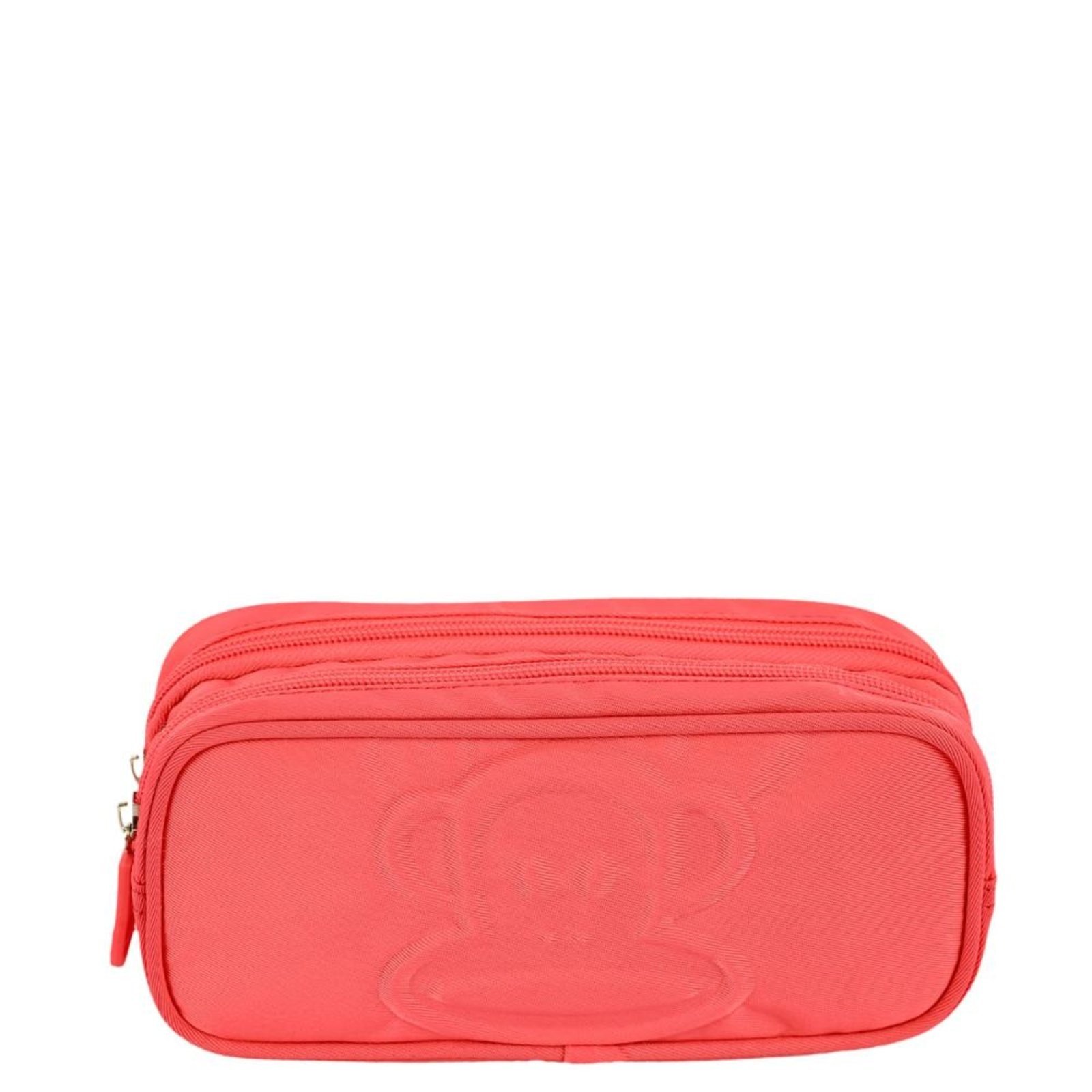 Infantil – Estojo 2 Compartimentos Paul Frank Classics Neon Laranja – Papaya Laranja