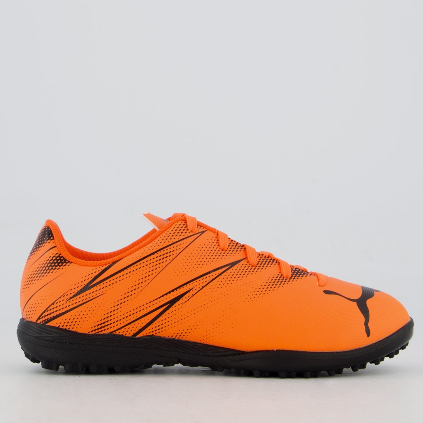 Vista 2 Chuteira Puma Attacanto TT Society Juvenil laranja Puma laranja