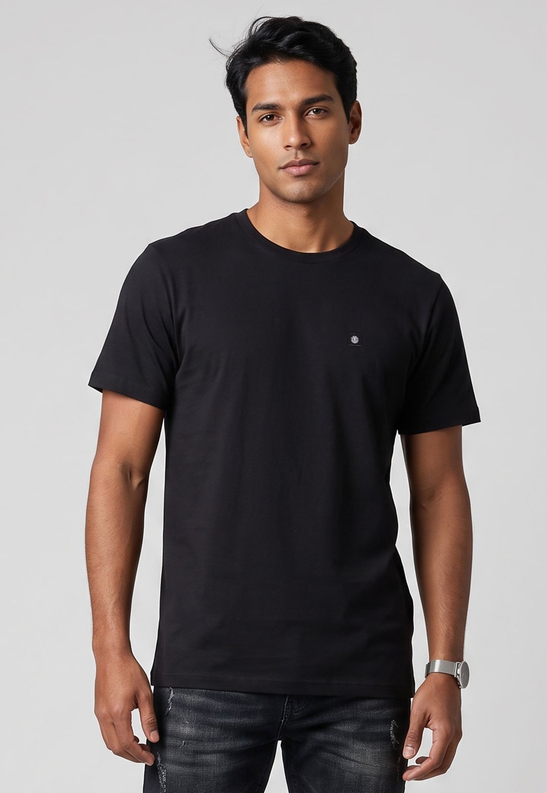 Camiseta Masculina Element Mini Transfer Preta