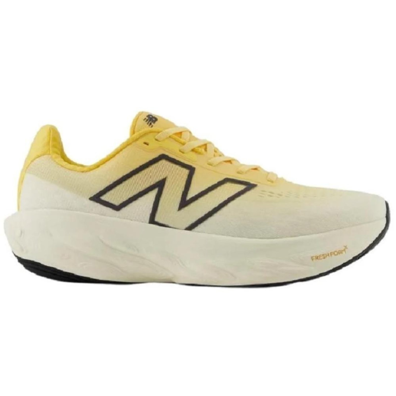 Vista 2 Tênis New Balance Fresh Foam X 1080v14 Masculino Claro amarelo New Balance amarelo