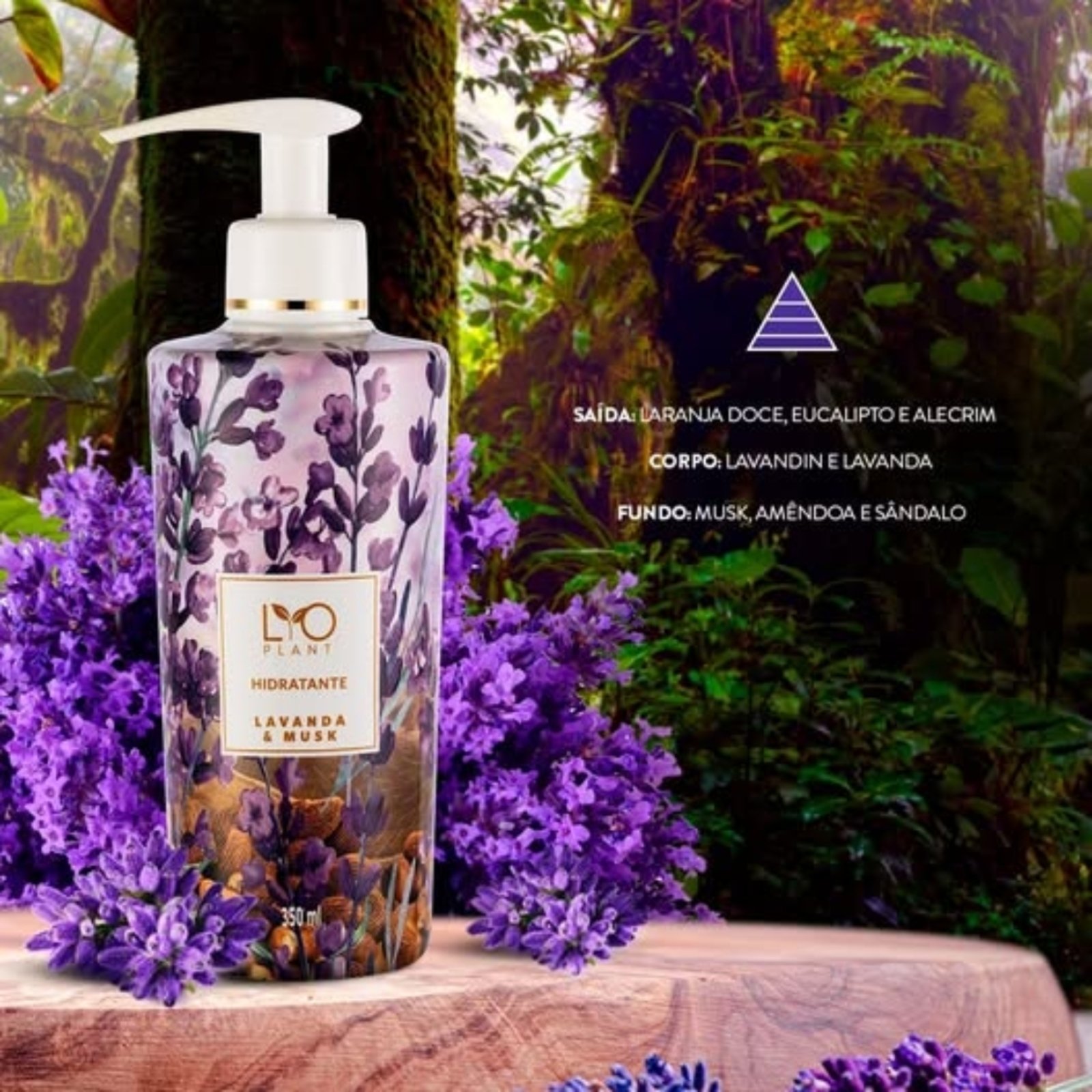 Mahogany Lyoplant Lavanda E Musk – Hidratante 350Ml