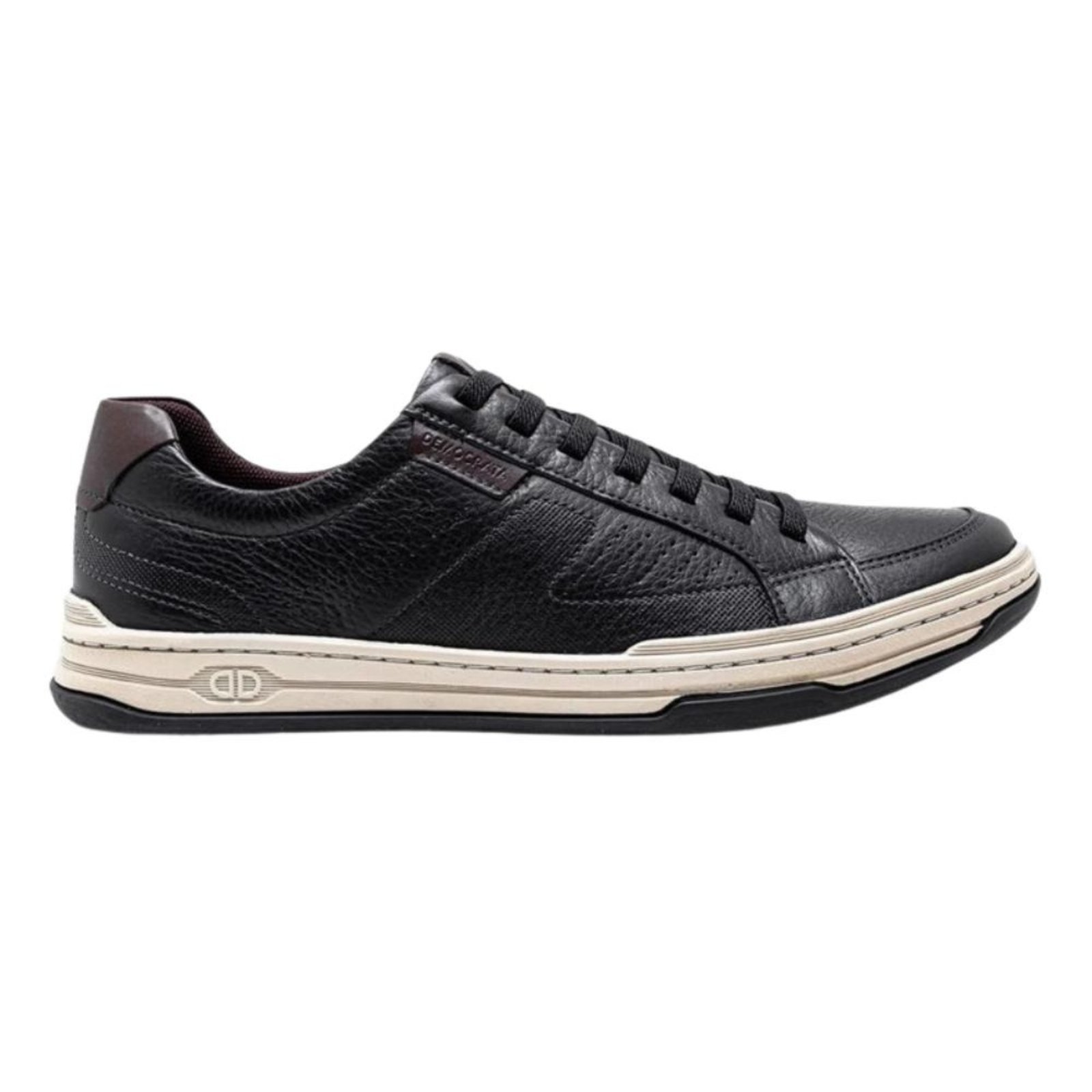 Sapatenis Democrata Denim Jay Preto 151401-001