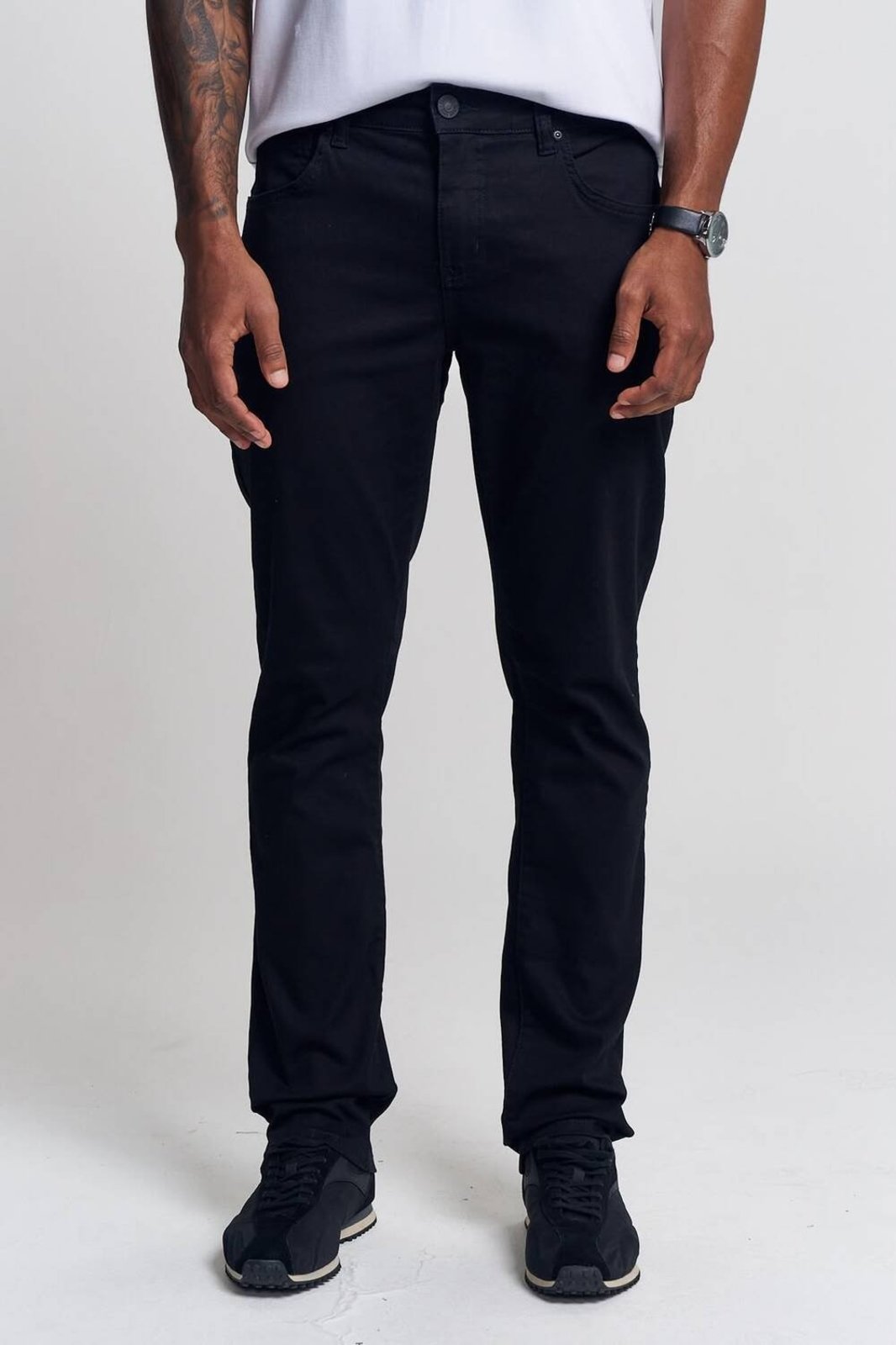 Calça Jeans Masculina - Gilson Slim Triton Indigo Preto