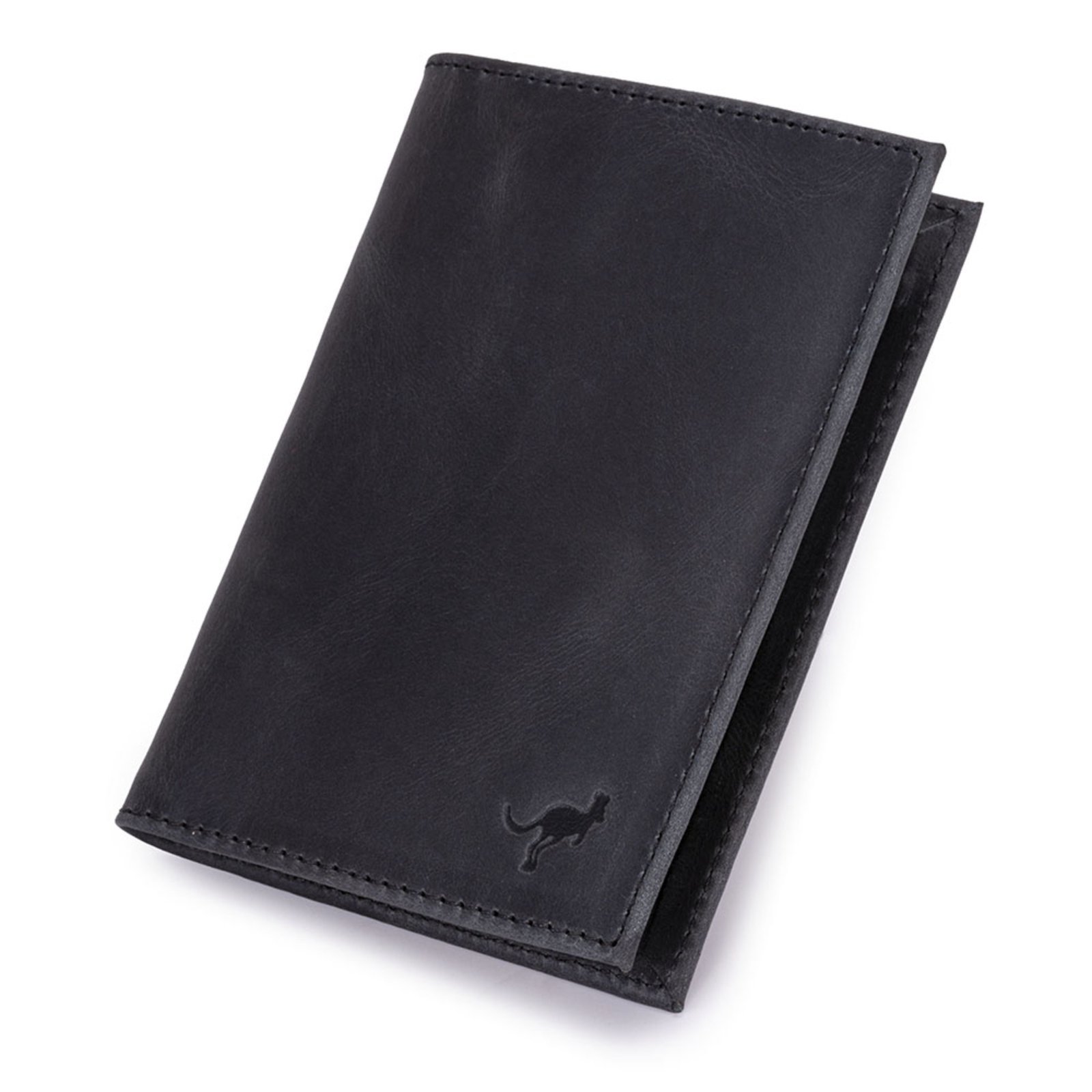 Porta Documentos Slim Crlv/rg/cartões/cédulas Couro Legítimo ello griff Preto