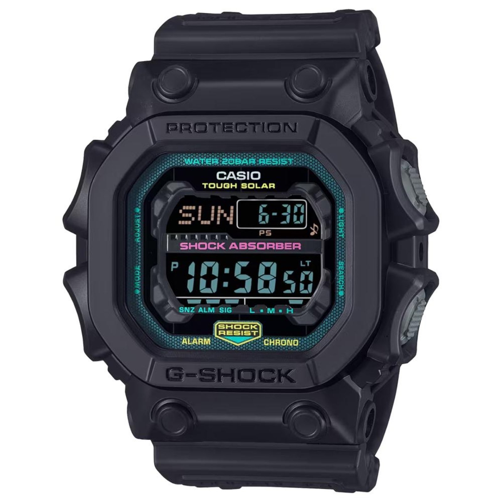 Vista 2 Relógio G-Shock GX-56MF-1DR preto G-SHOCK preto