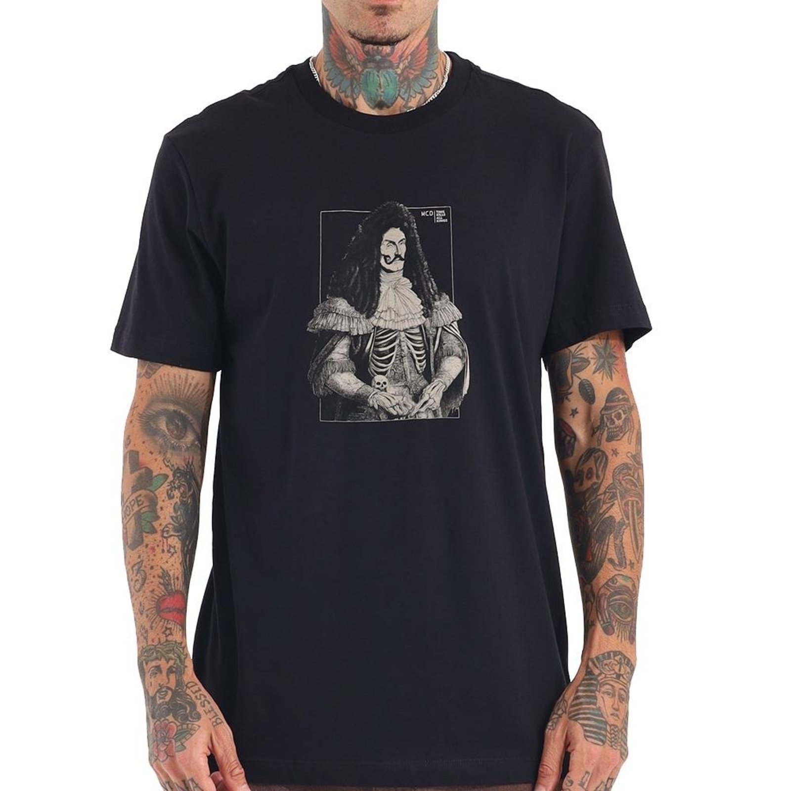 Camiseta MCD Luis XIV De França WT26 Masculina Preto