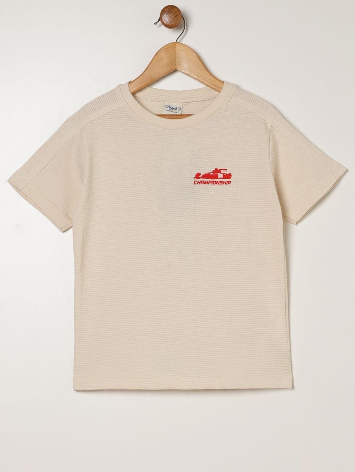 Infantil - Camiseta Manga Curta Para Menino - OFF WHITE
