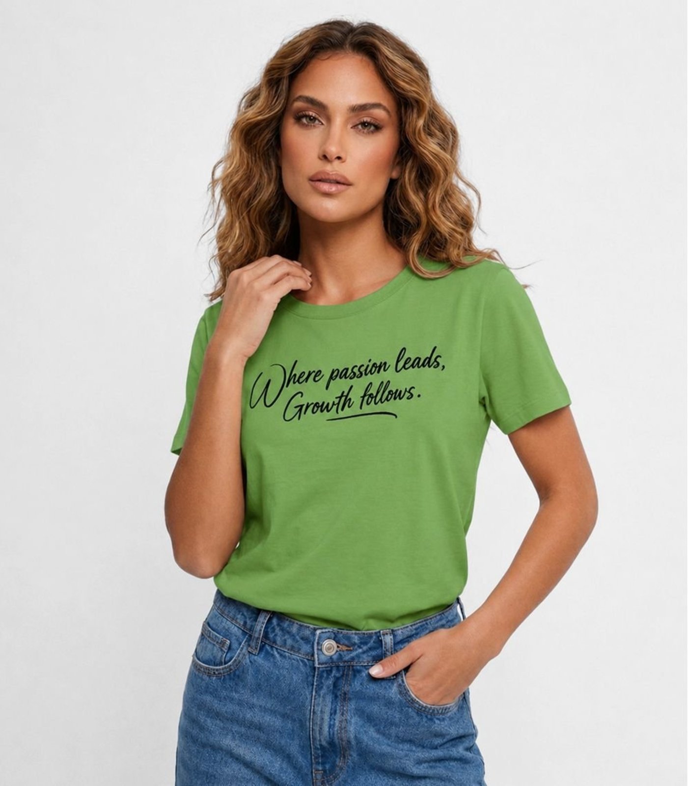 Blusa Feminina Molecotton Com Estampa Infinita Cor Verde