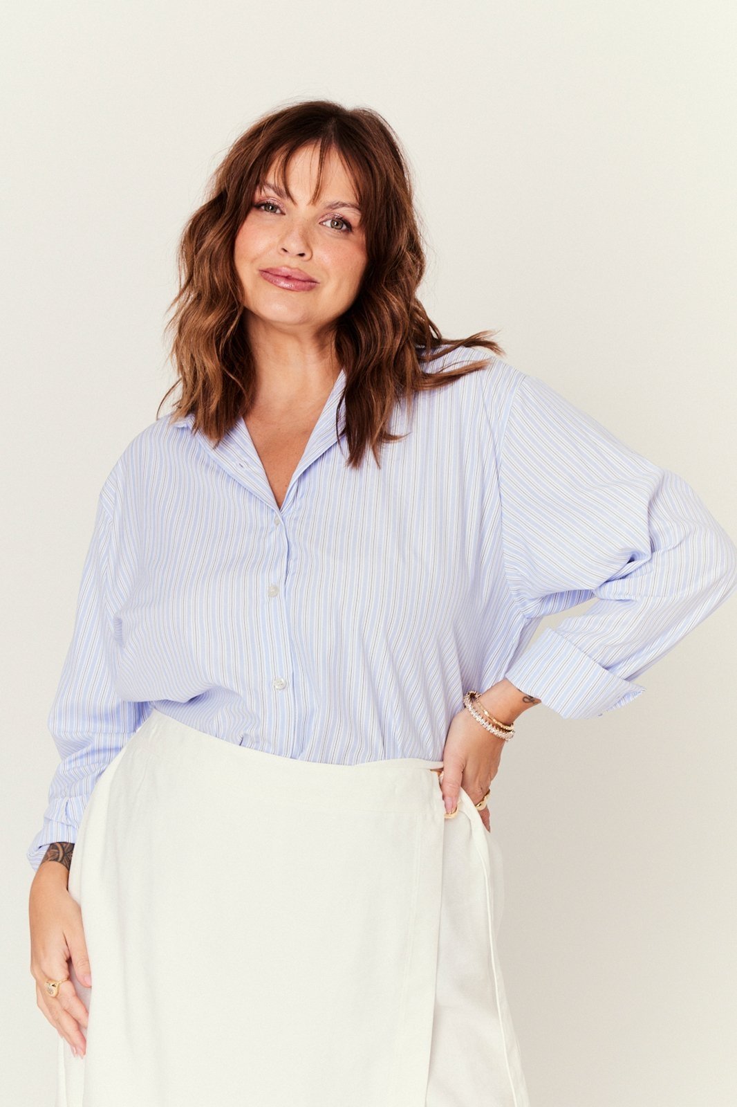 Vista 3 Camisa In Love Monique Listrada azul In Love azul