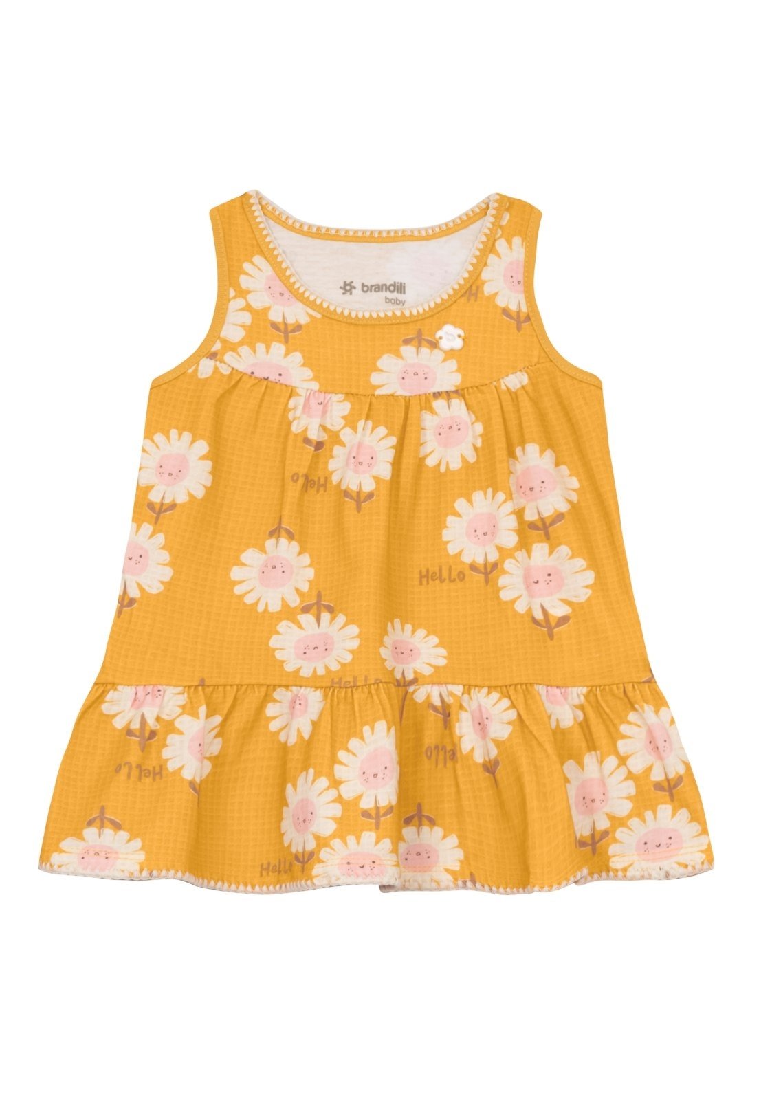 Infantil - Vestido menina floral Brandili Baby