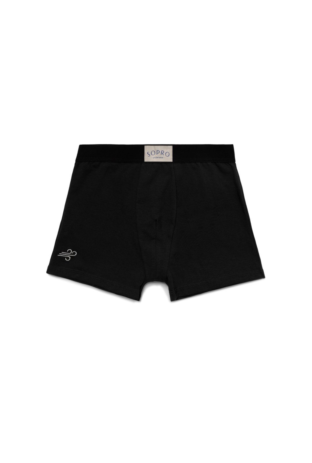 Cueca Sopro Soft Boxer Preto