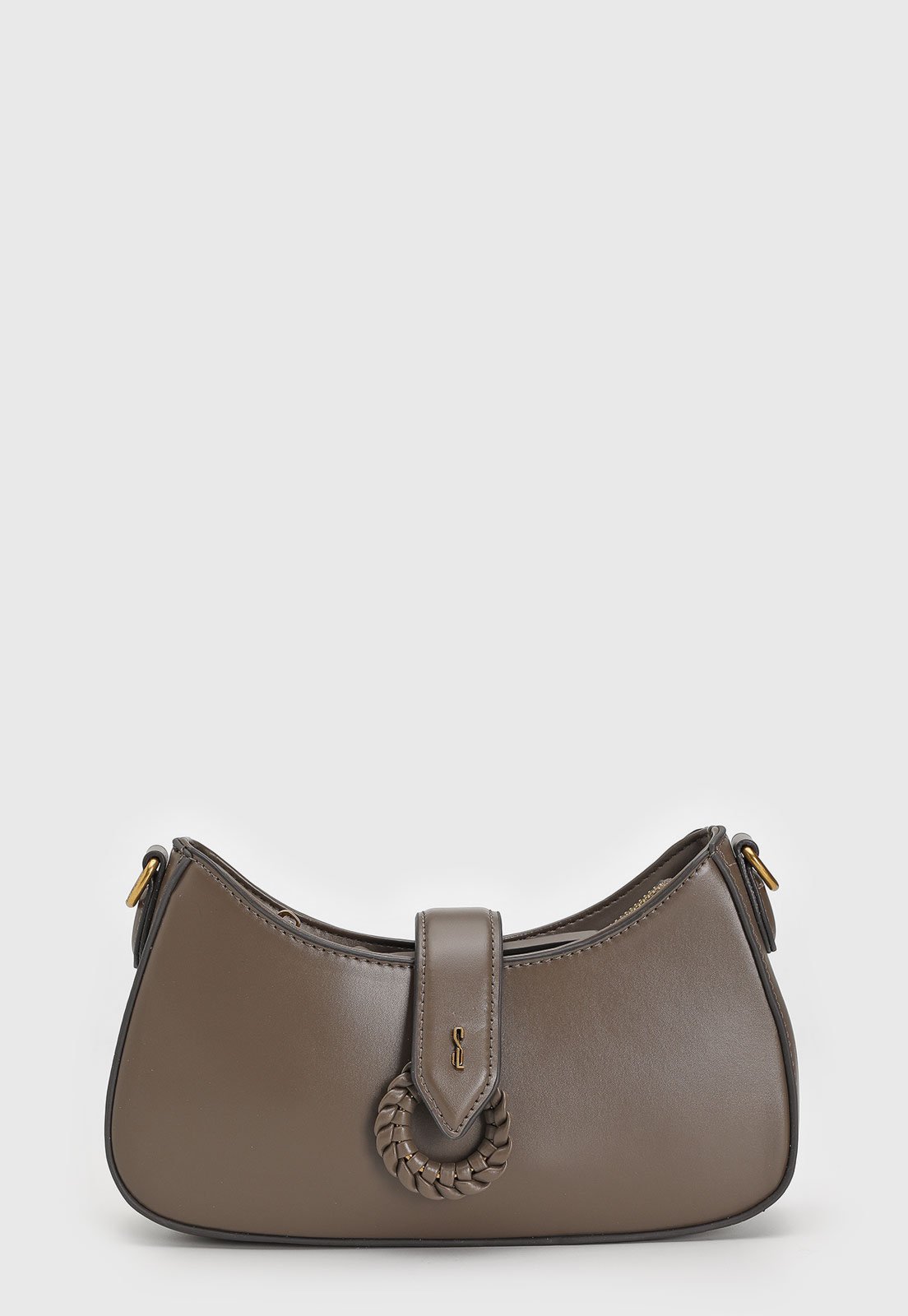 Bolsa Feminina Santa Lolla Alça Trançada Marrom