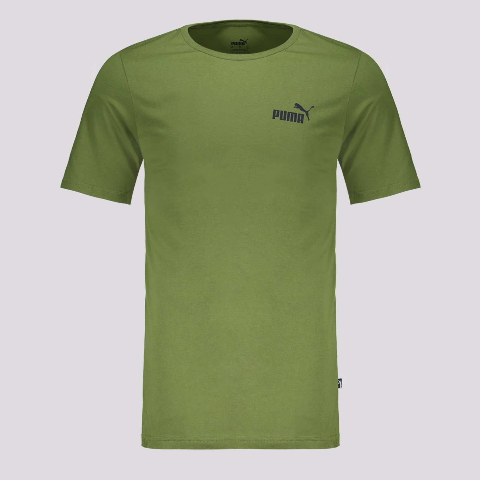 Camiseta Puma ESS Small Logo Verde Oliva