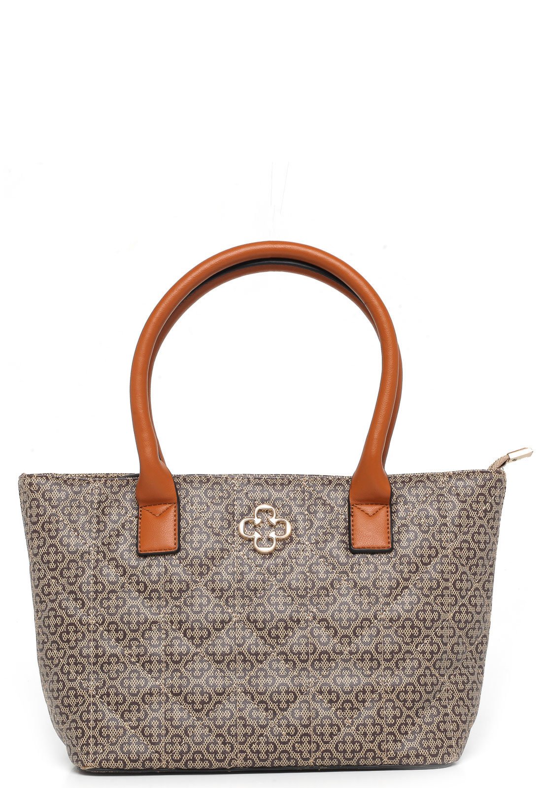 Bolsa Sacola Capodarte Monograma Bege